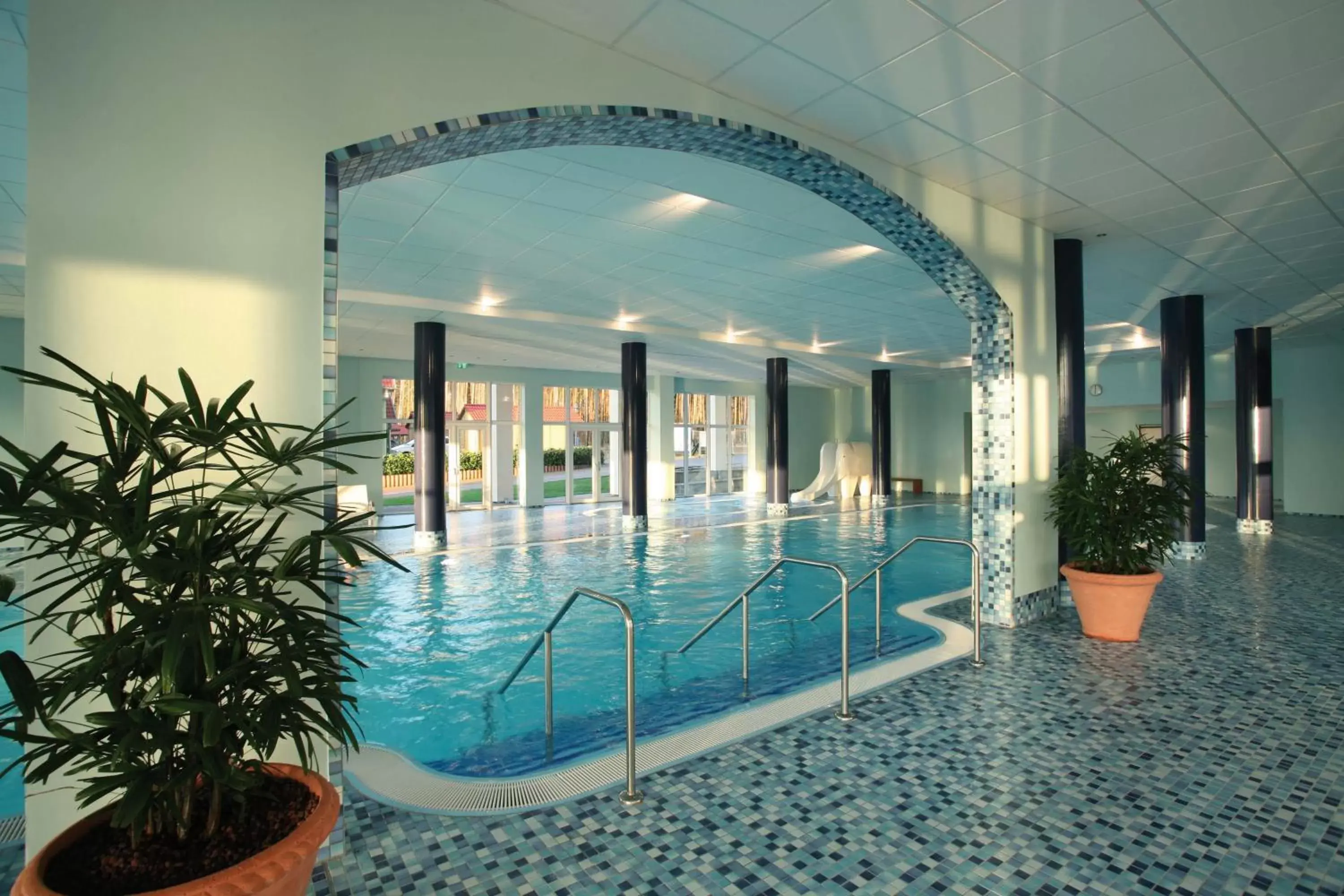 Swimming Pool in Precise Resort Hafendorf Rheinsberg