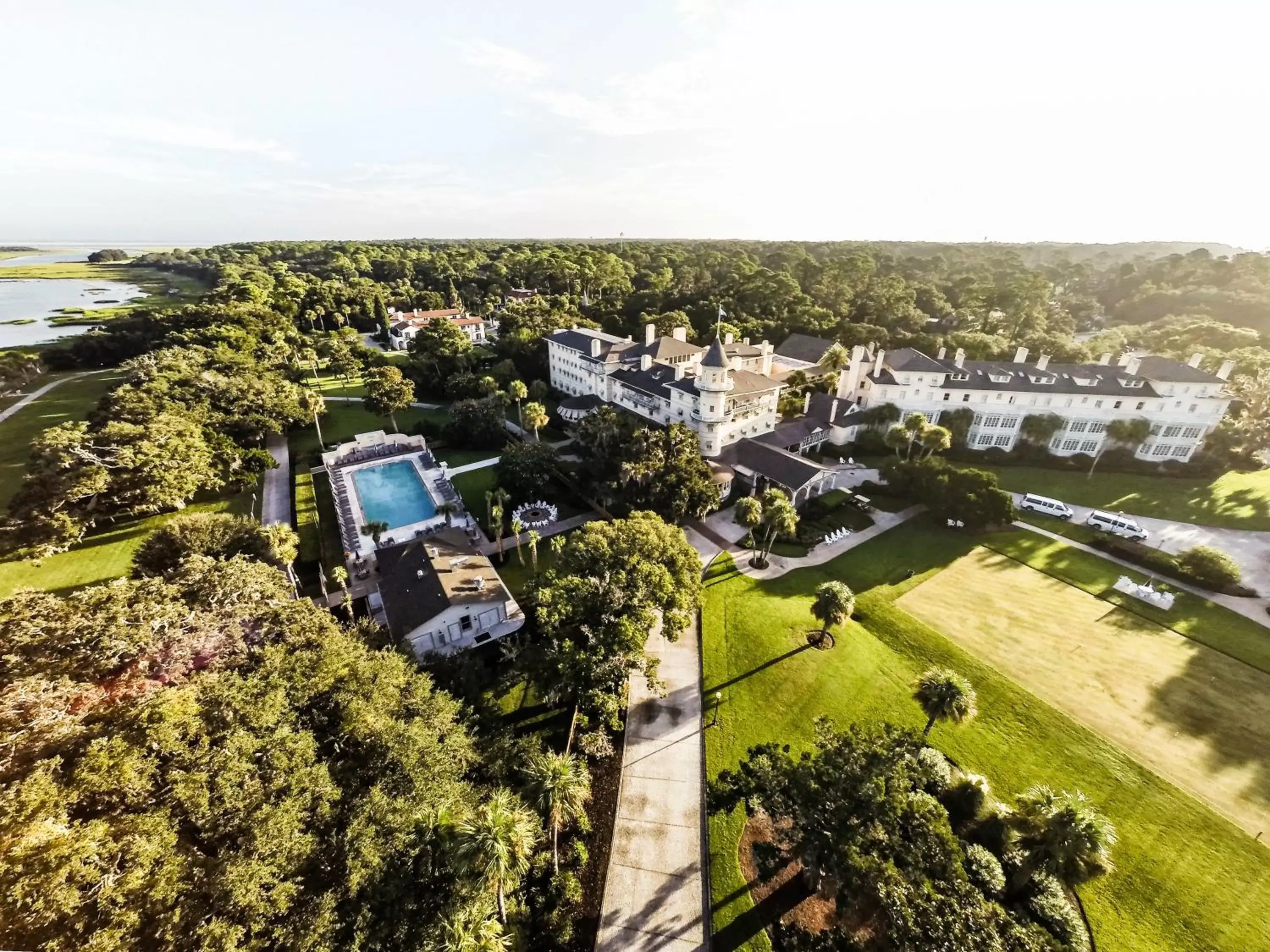 Bird's eye view, Bird's-eye View in Jekyll Island Club Resort