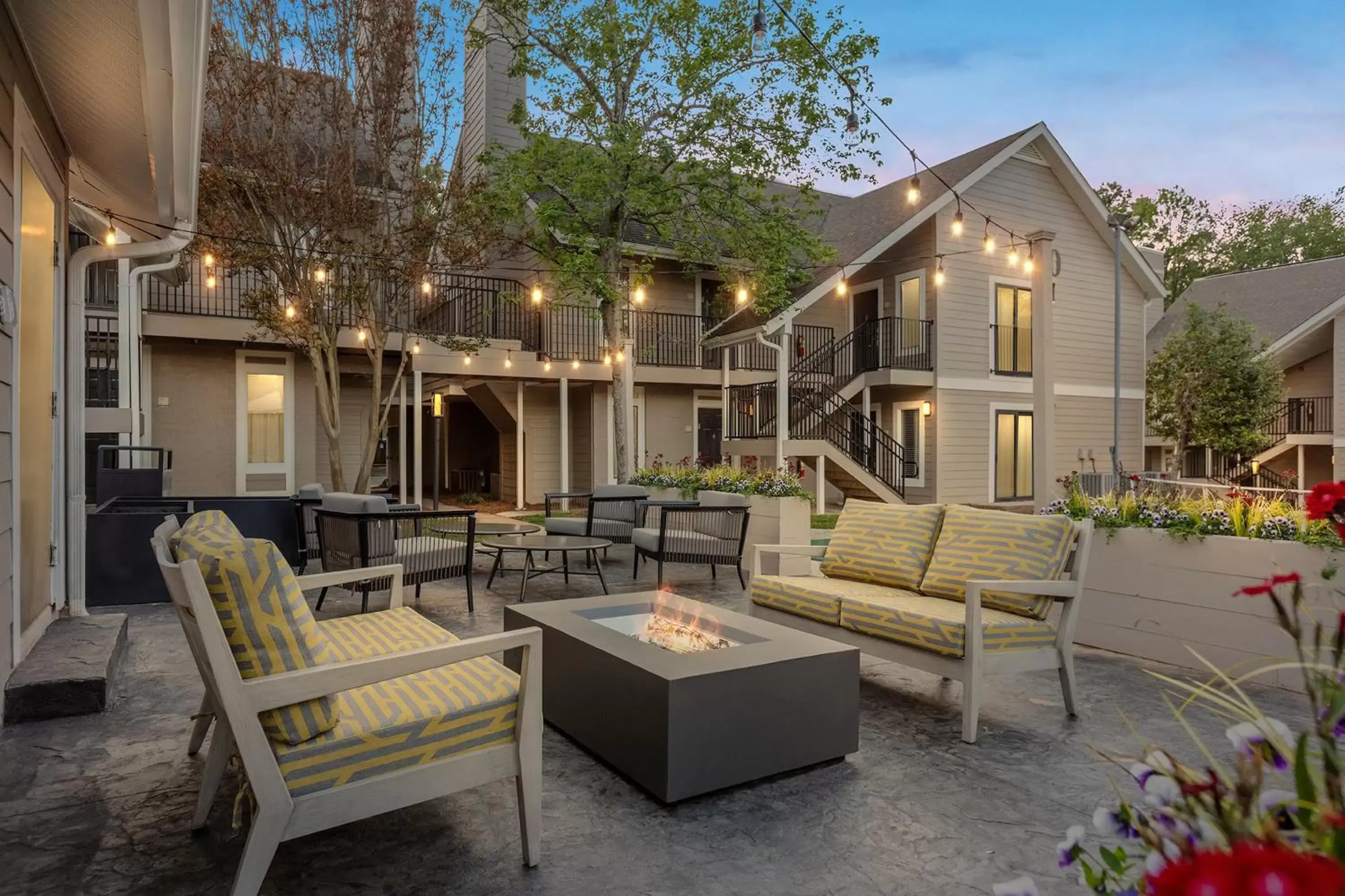 Patio in WaterWalk Extended Stay by Wyndham Atlanta Perimeter Patio in WaterWalk Extended Stay by Wyndham Atlanta Perimeter