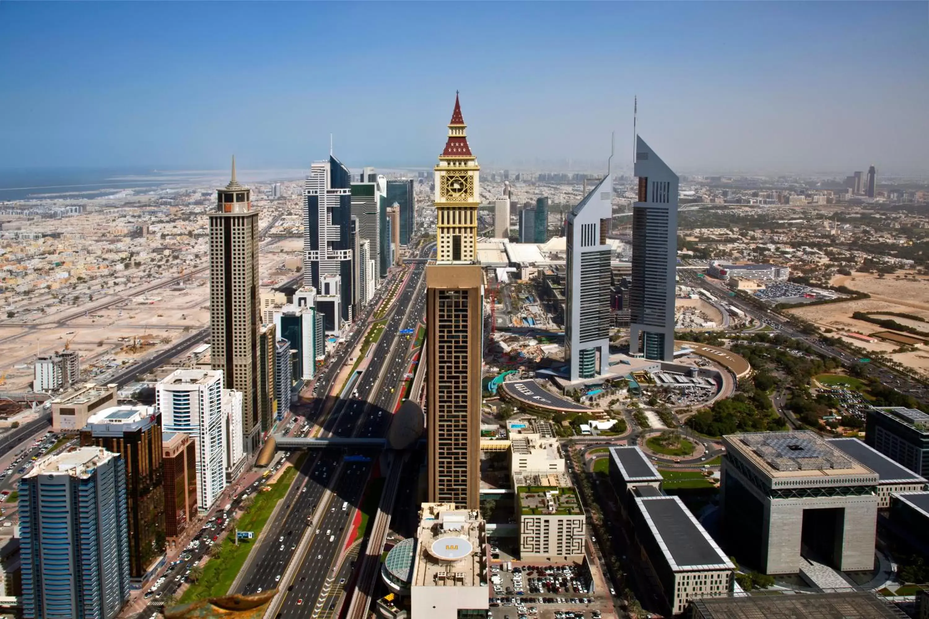 Bird's eye view in The Tower Plaza Hotel Dubai