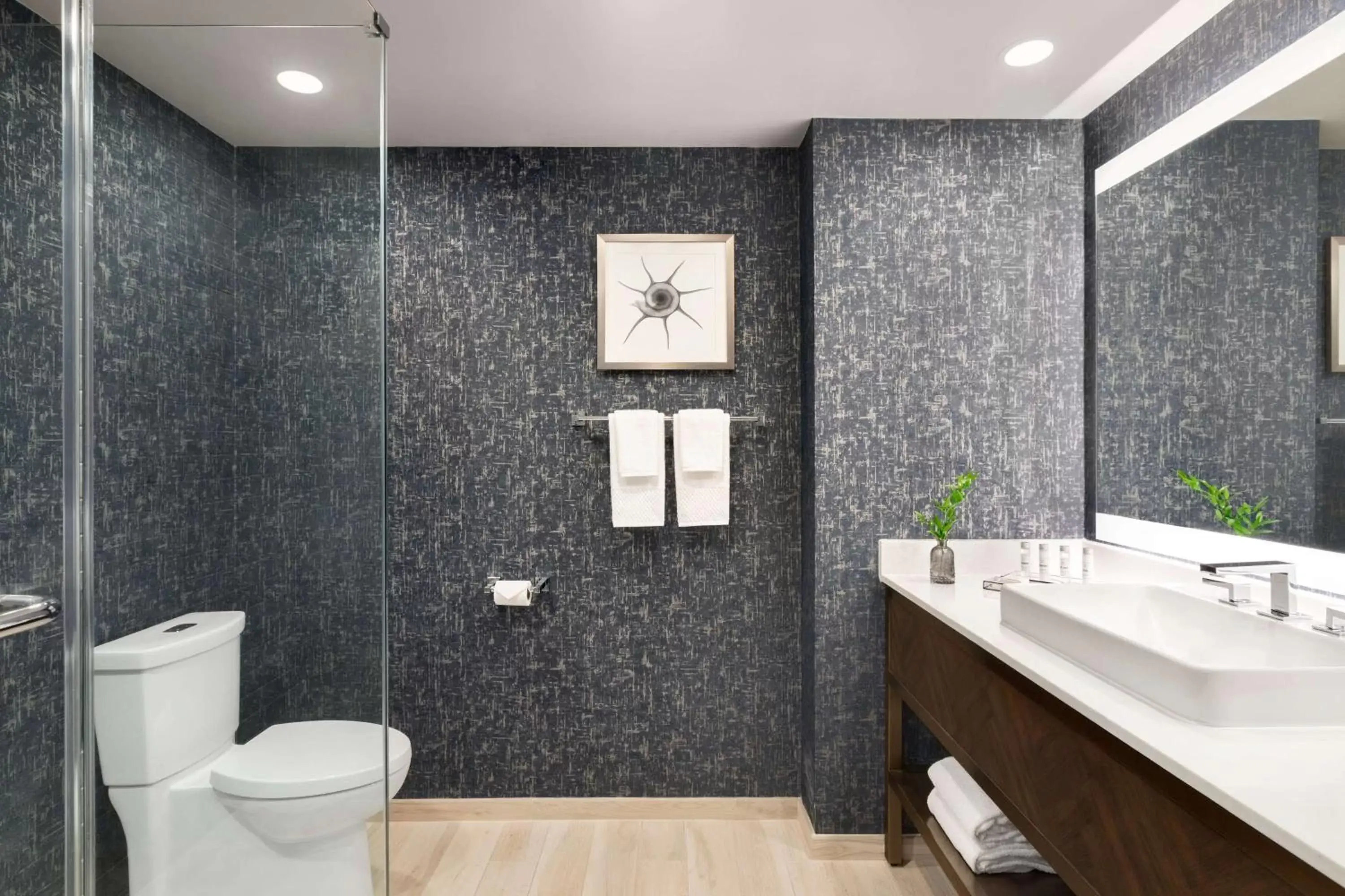 Queen Room with Two Queen Beds - High Floor/Hearing Accessible in Carte Hotel San Diego Downtown, Curio Collection By Hilton Queen Room with Two Queen Beds - High Floor/Hearing Accessible in Carte Hotel San Diego Downtown, Curio Collection By Hilton