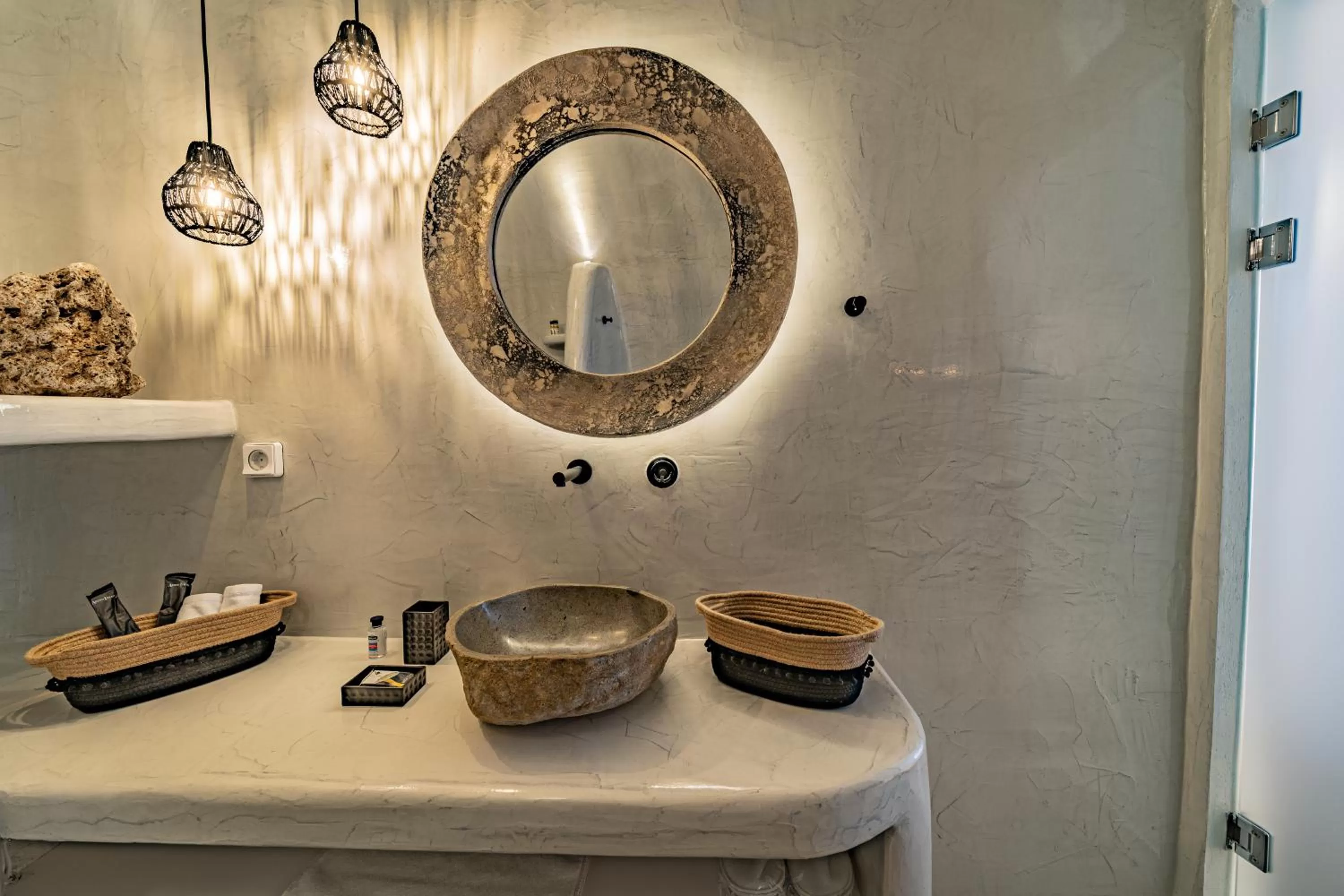 Bathroom in Eternity Suites Santorini