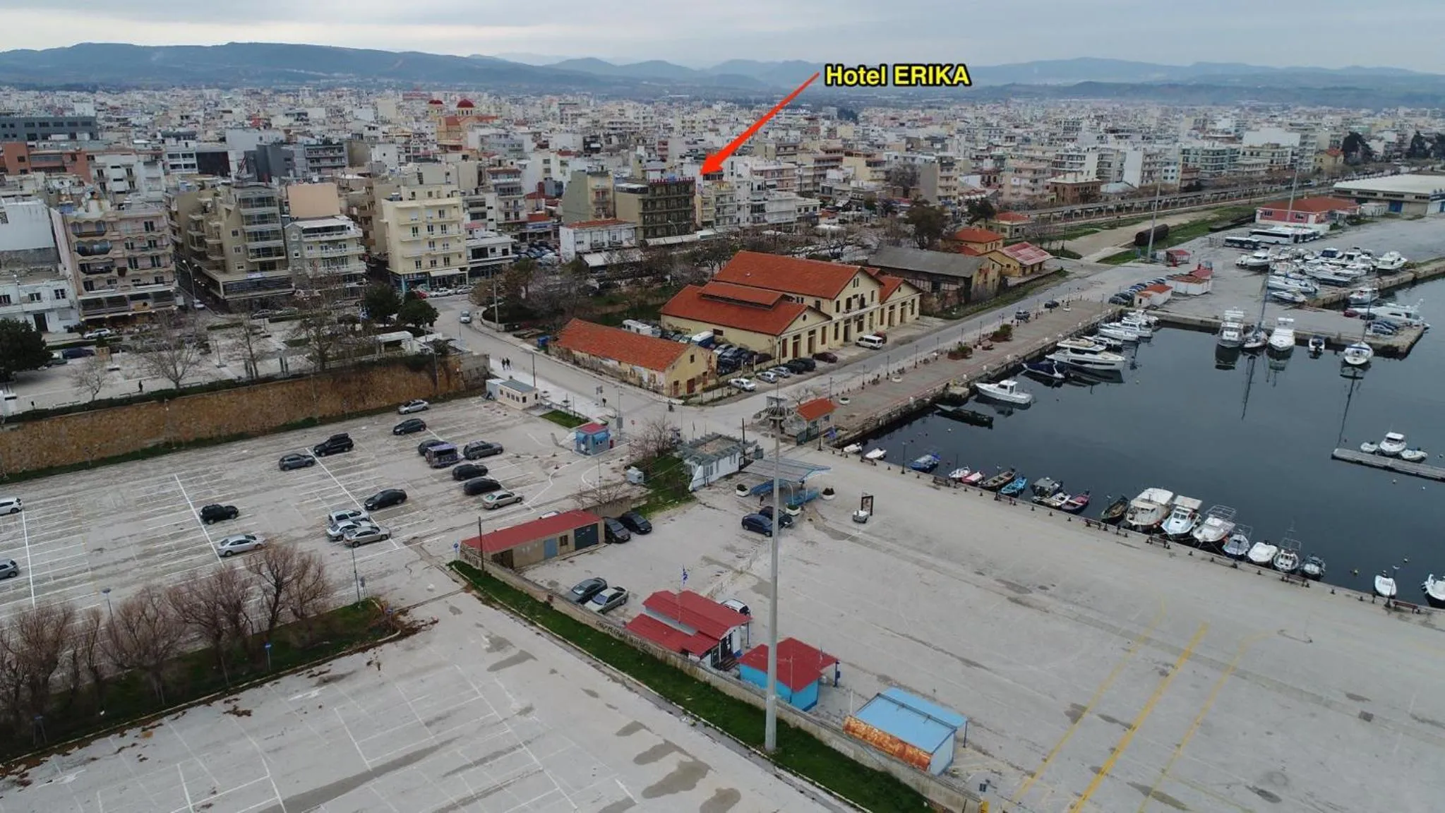 Bird's eye view in Hotel Erika