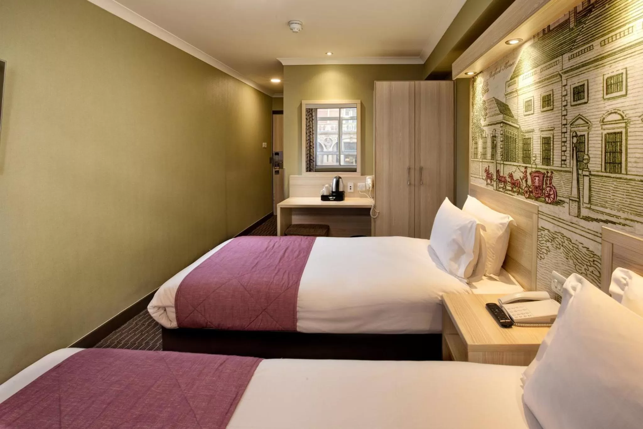 Photo of the whole room, Bed in President Hotel