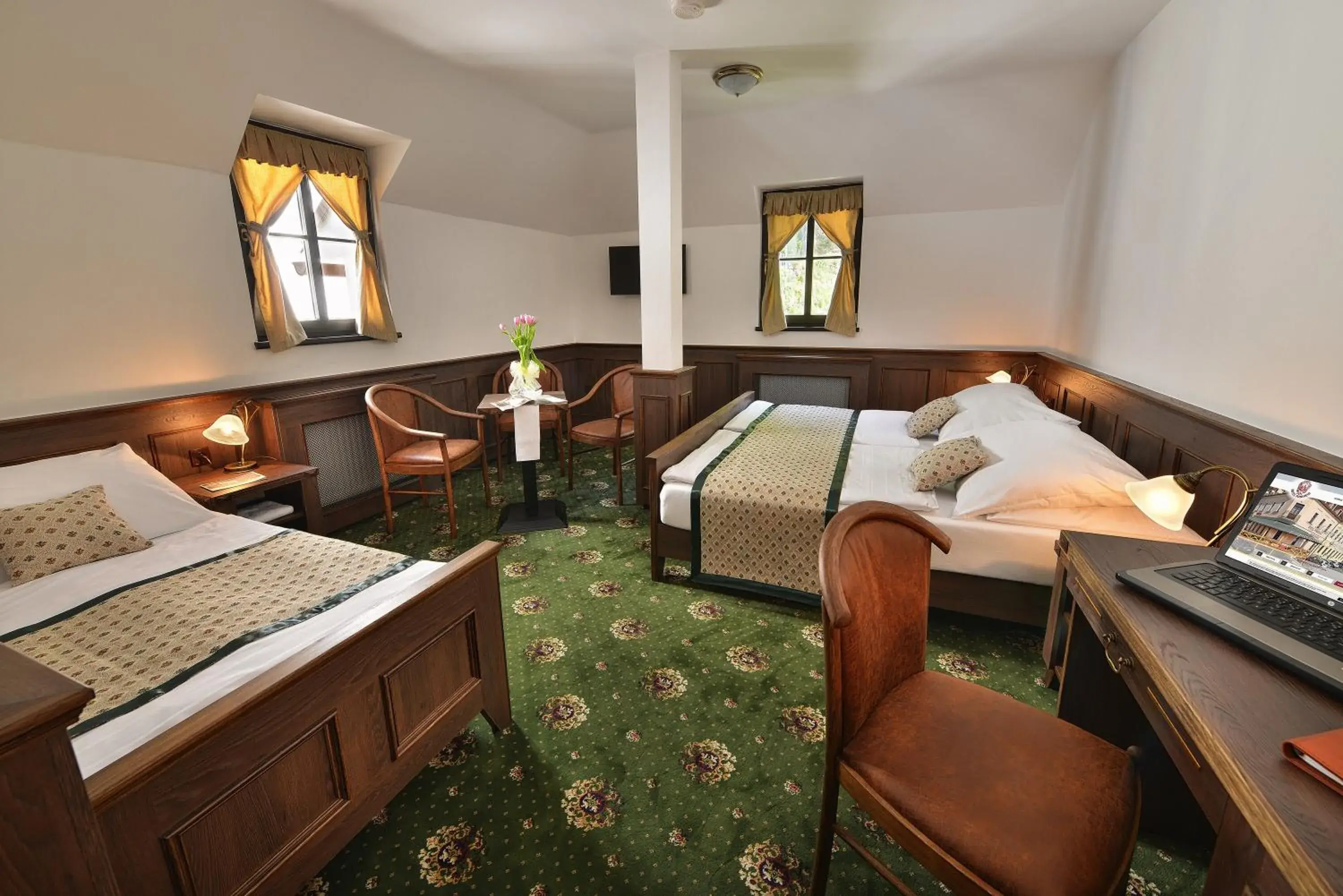 Bed in Hotel Podhrad