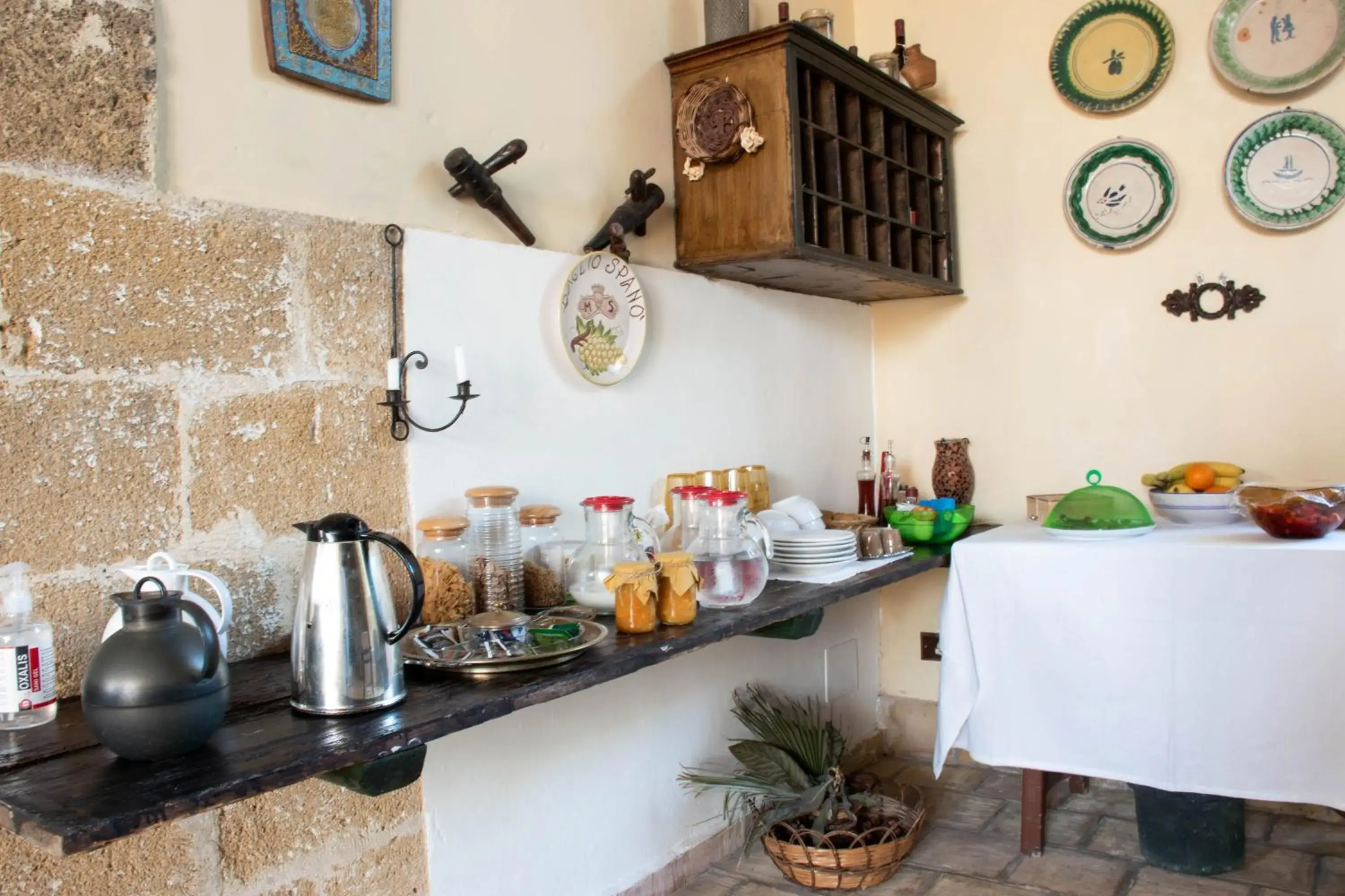 Buffet breakfast, Kitchen/Kitchenette in Baglio Spanò - Antiche Dimore di Sicilia