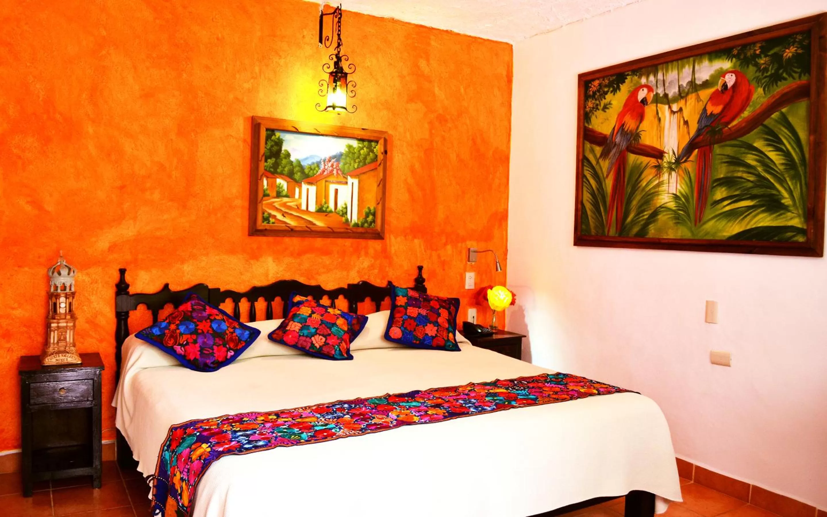 Bed in Hotel Posada De Roger - Near Los Muertos Beach