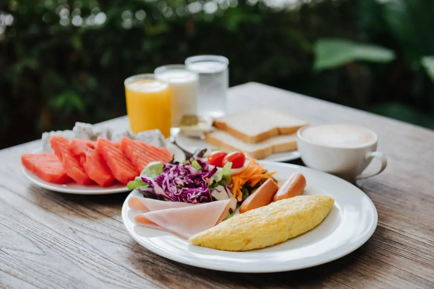 American breakfast in Old Town Chiangmai Boutique