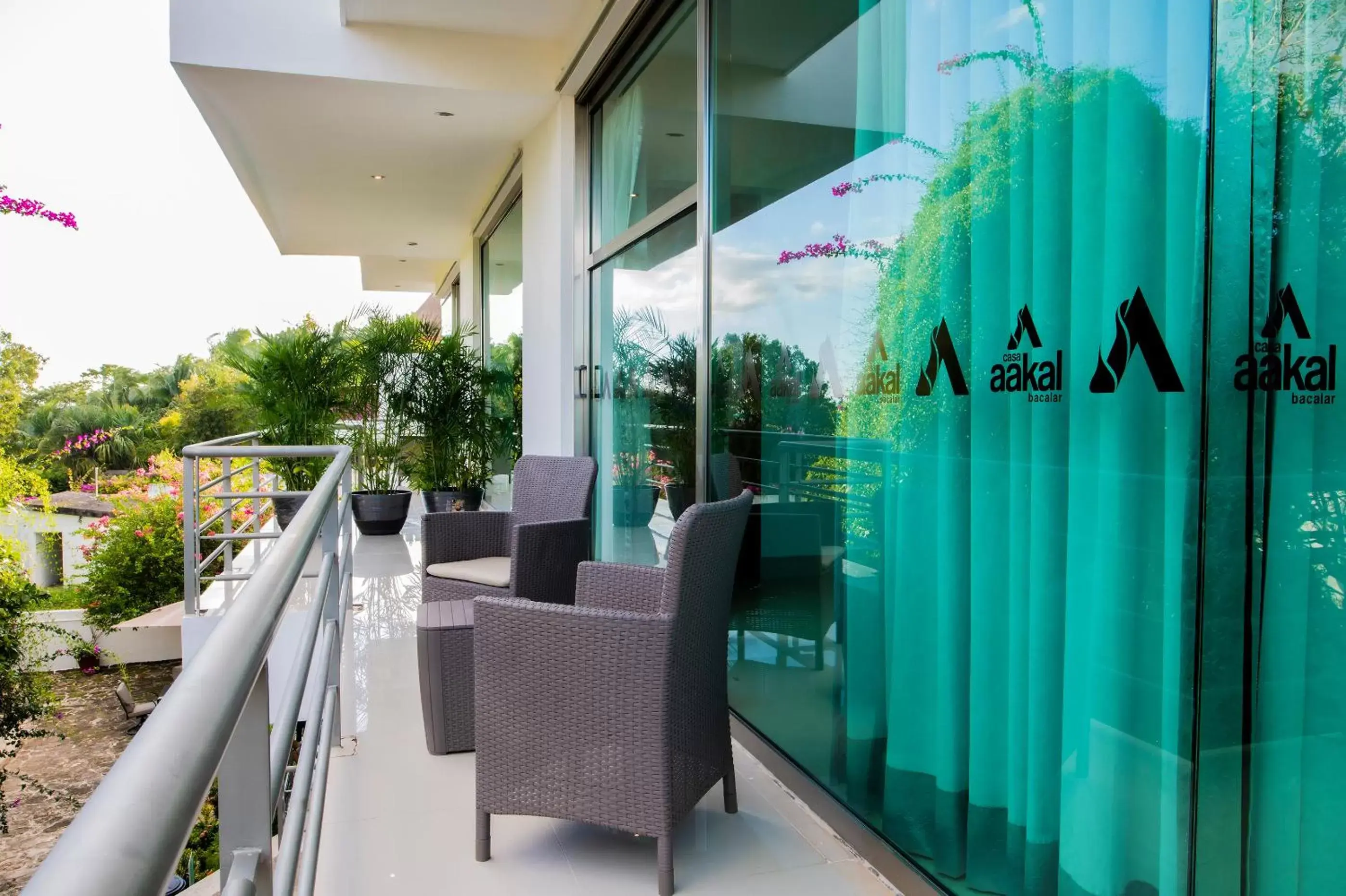 Balcony/Terrace in Casa Aakal Lagoon Front