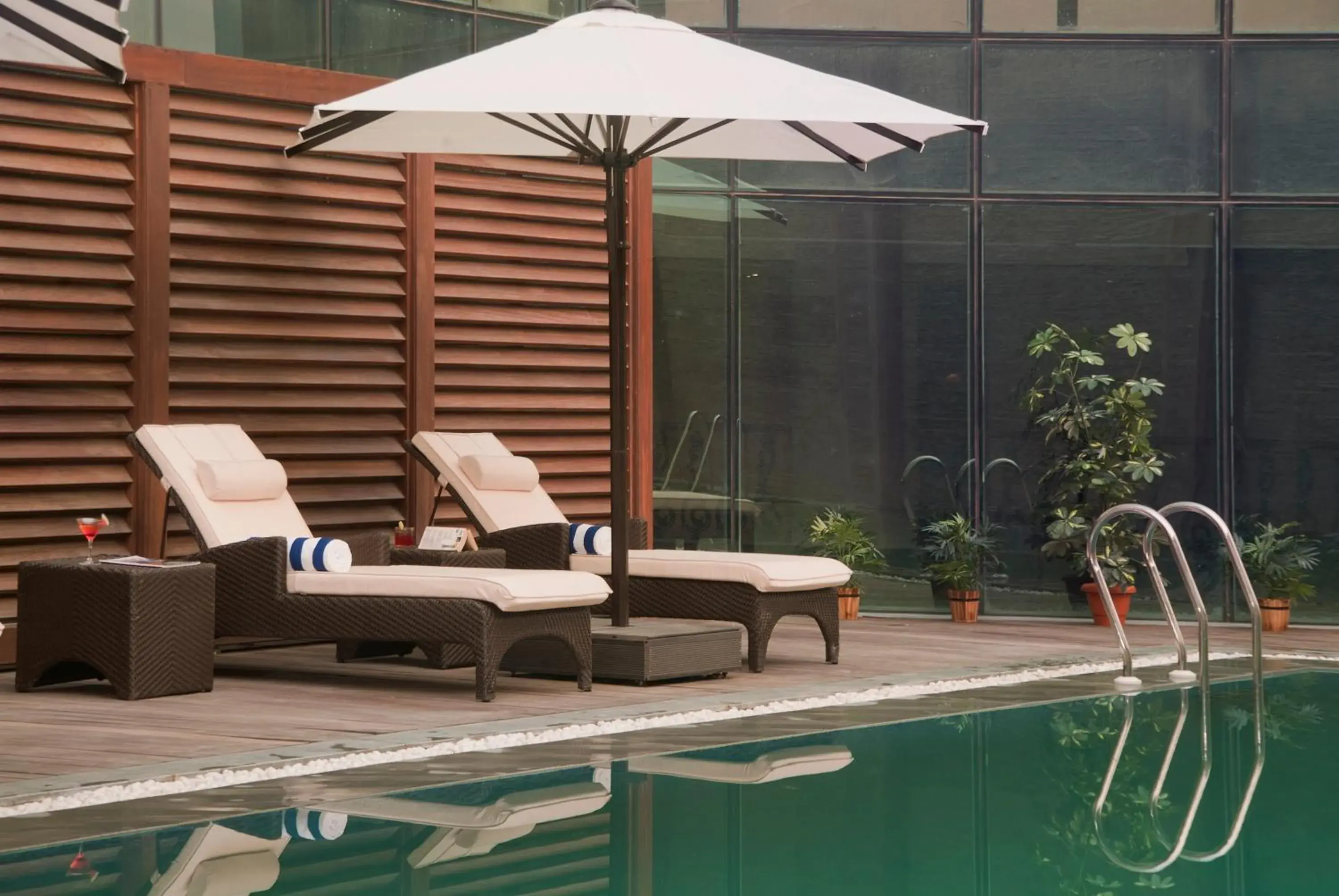Swimming pool in Savoy Suites Greater Noida Swimming pool in Savoy Suites Greater Noida