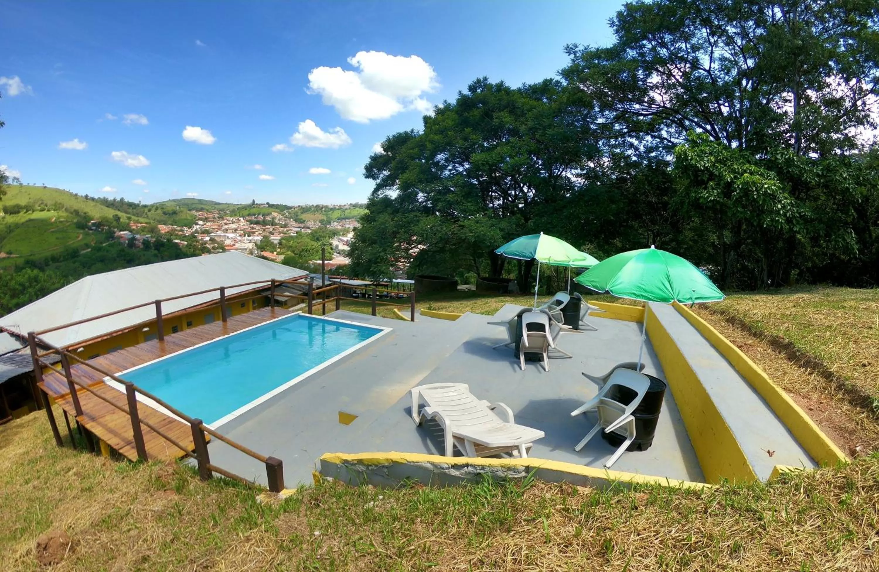 Swimming pool, Pool View in Pousada Solar da Montanha