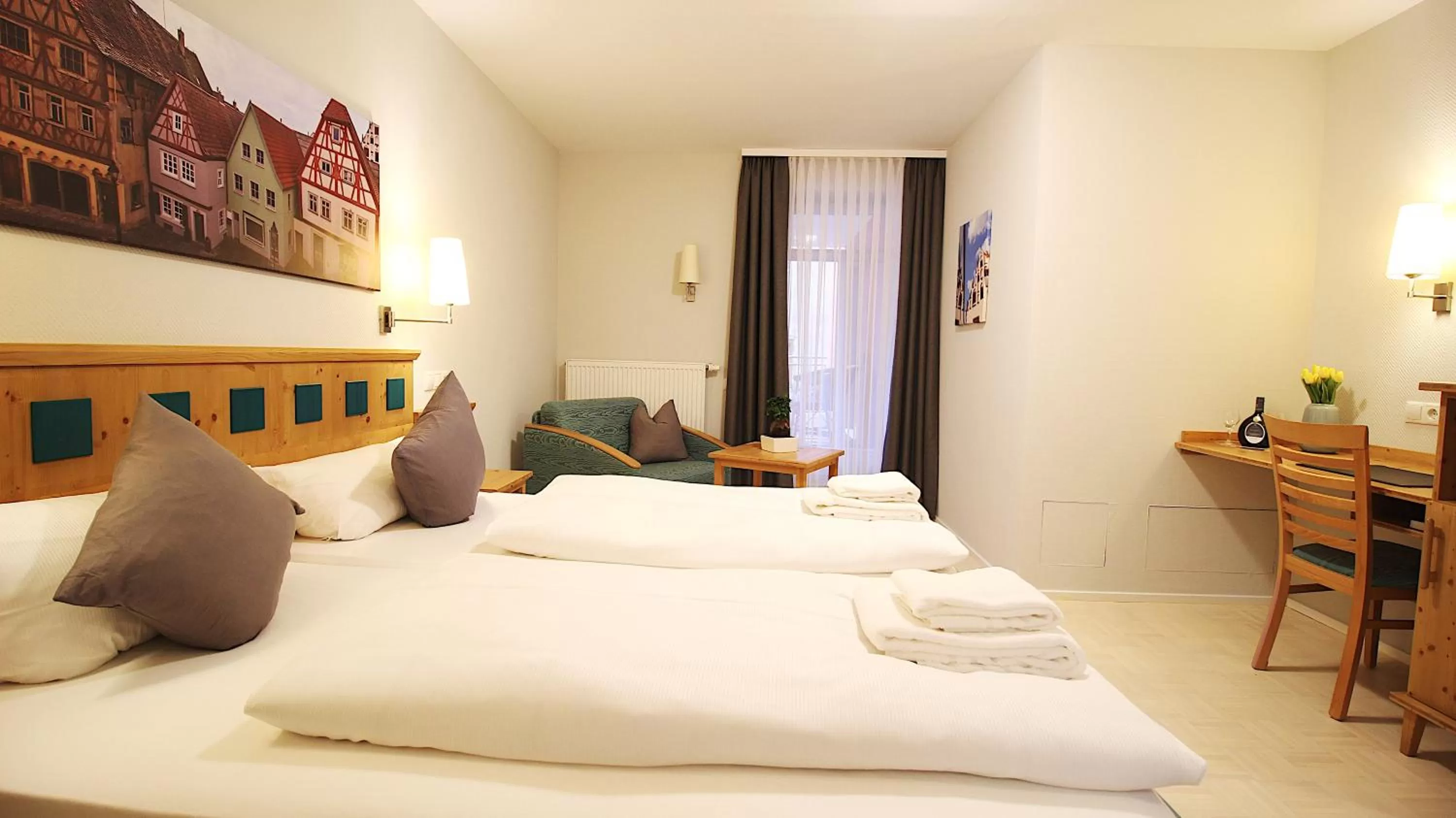 Bed in Aparthotel Alte Schmiede Dettelbach