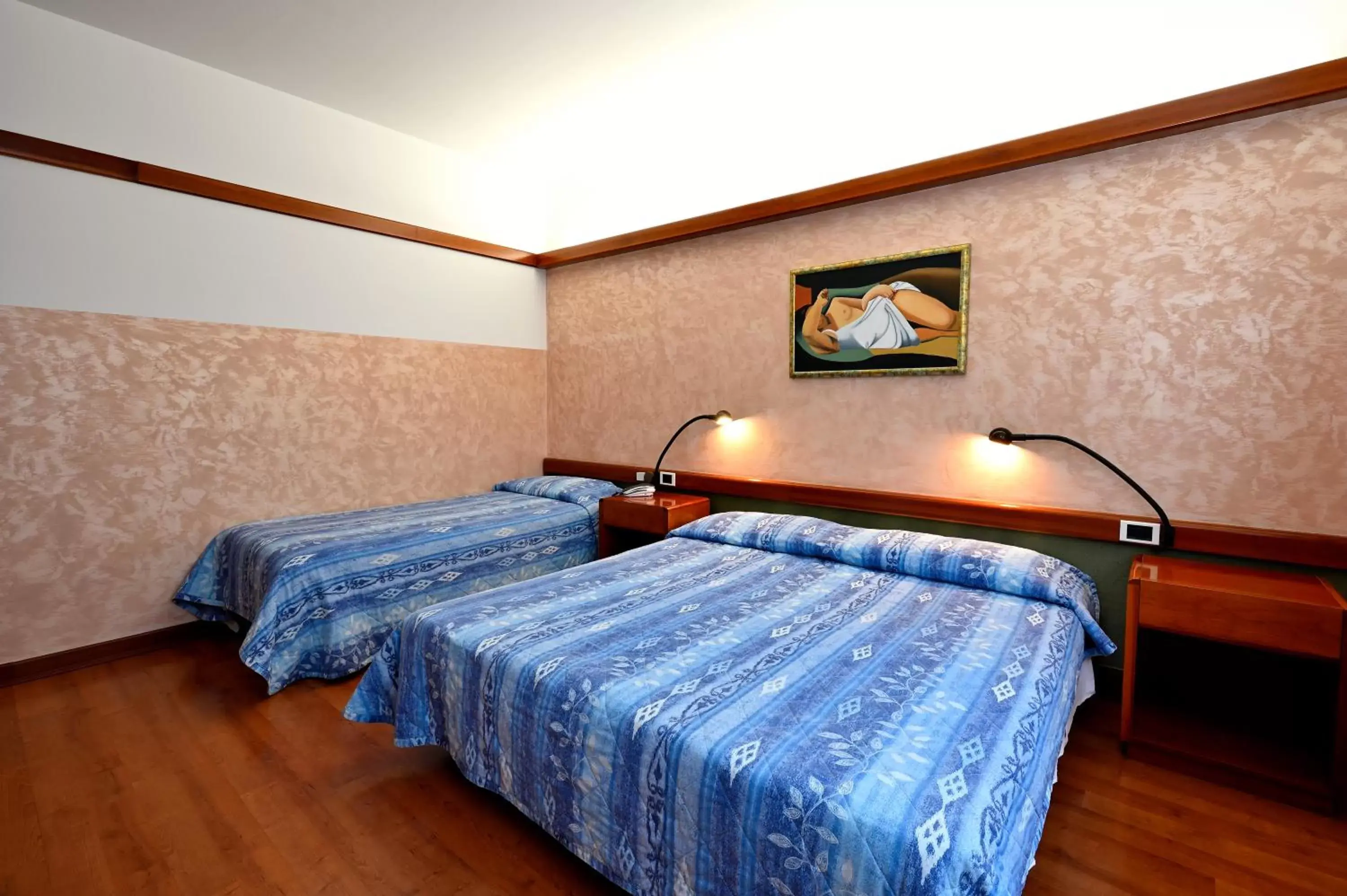 Bed in Hotel Italia