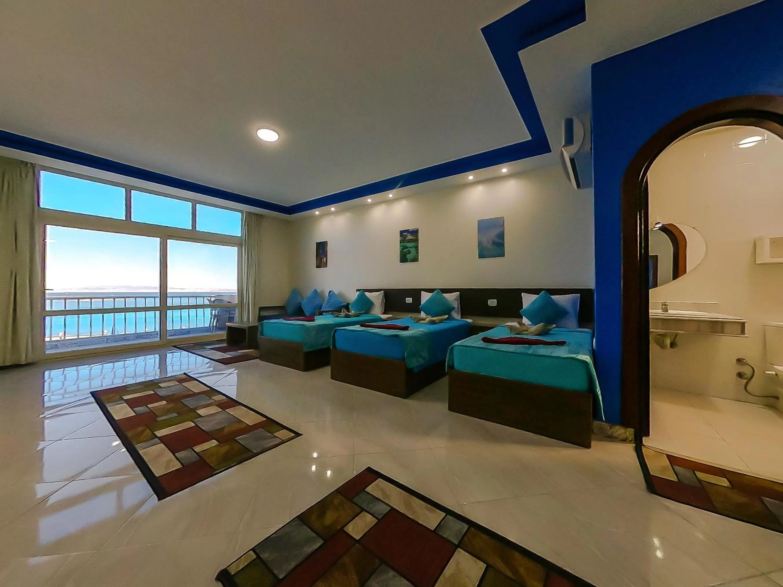 Bed in Seaview Panorama Boatel