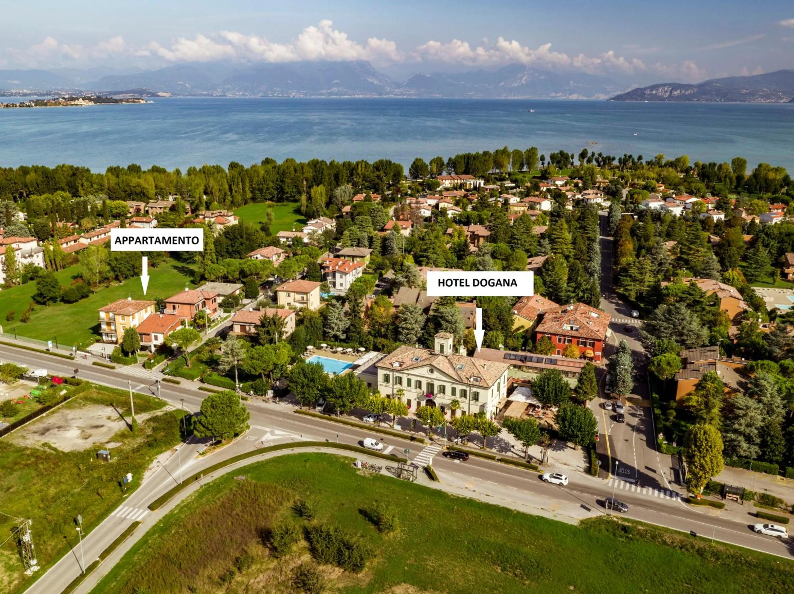 Bird's eye view in Hotel Dogana