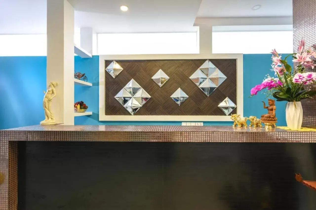 Lobby or reception in Hotel La Maravilla Lobby or reception in Hotel La Maravilla