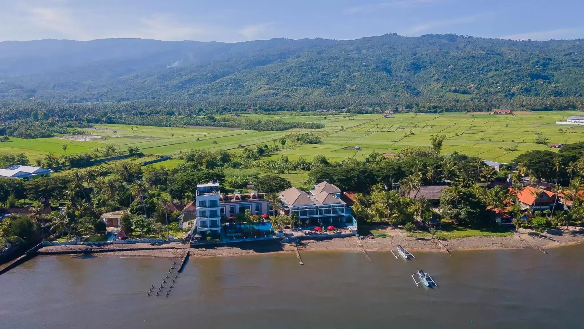 Bird's eye view in Padmasari Resort Lovina Bird's eye view in Padmasari Resort Lovina