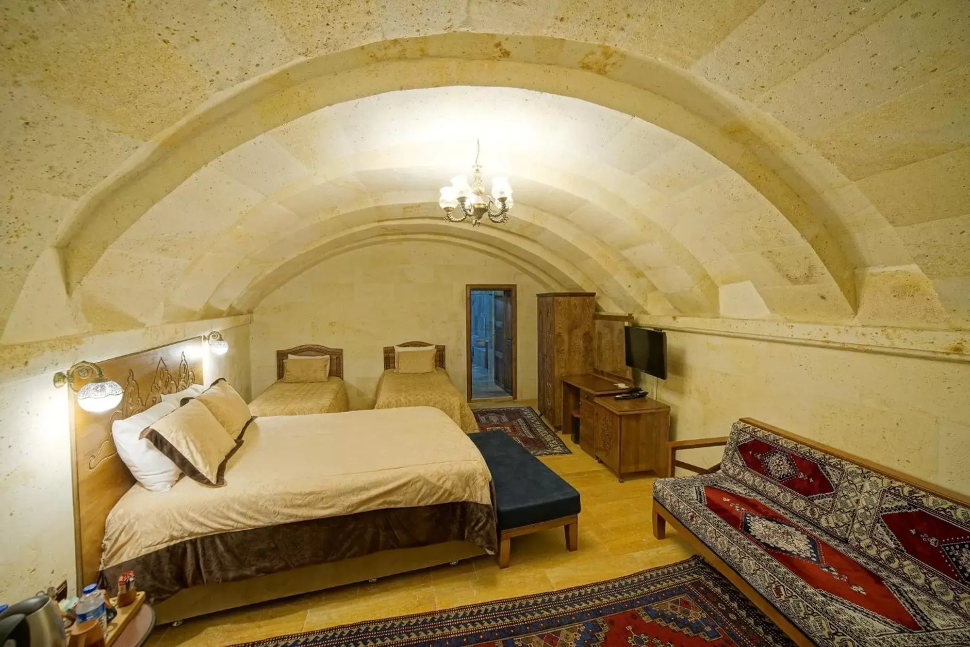 Bed in Lucky Cave Hotel Cappadocia