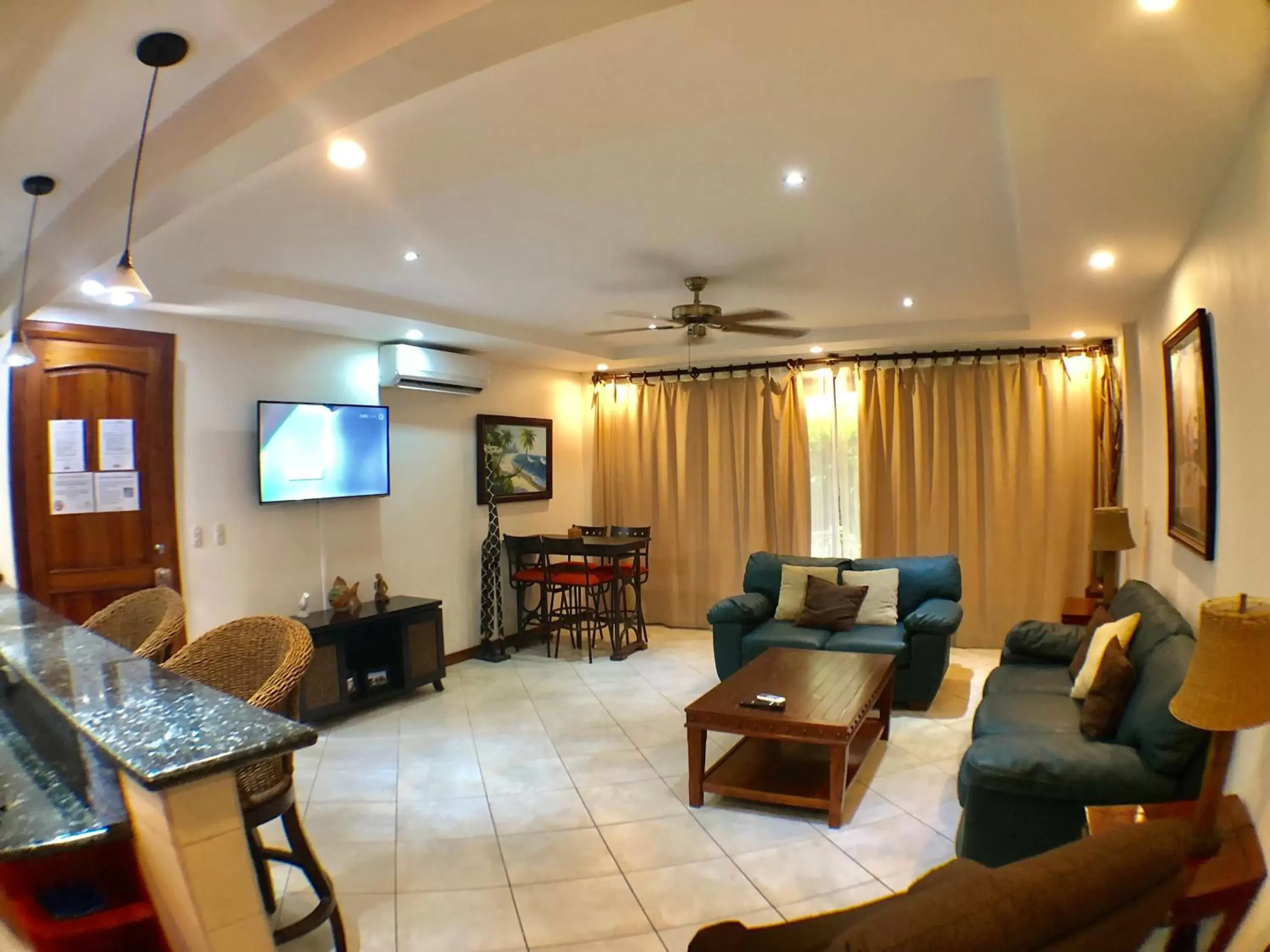 Living room, Seating Area in Monte Carlo Luxury Condominiums