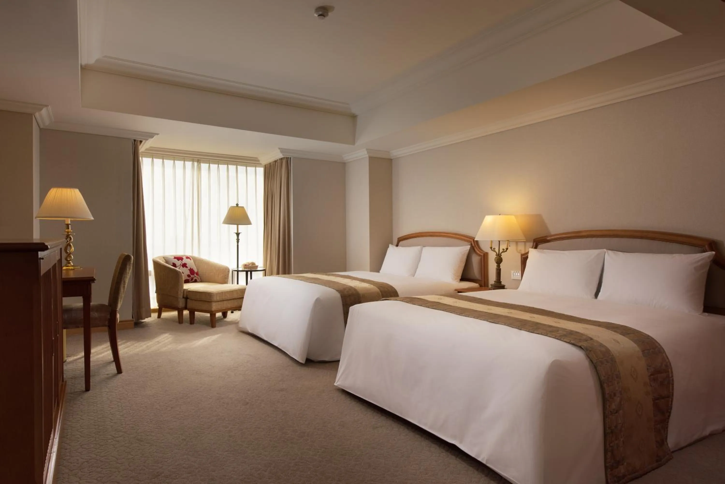 Bed in Han Hsien International Hotel