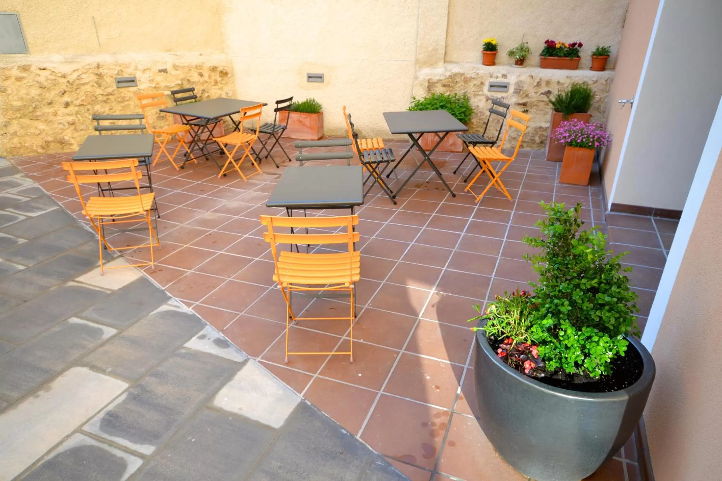 Patio in La Casa de las Aldeas