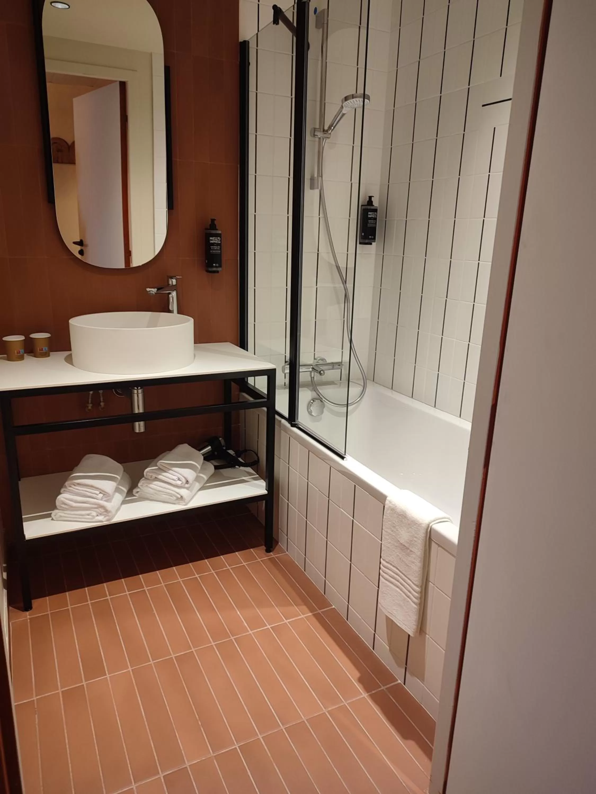 Bathroom, Bed in ibis Styles Montauban