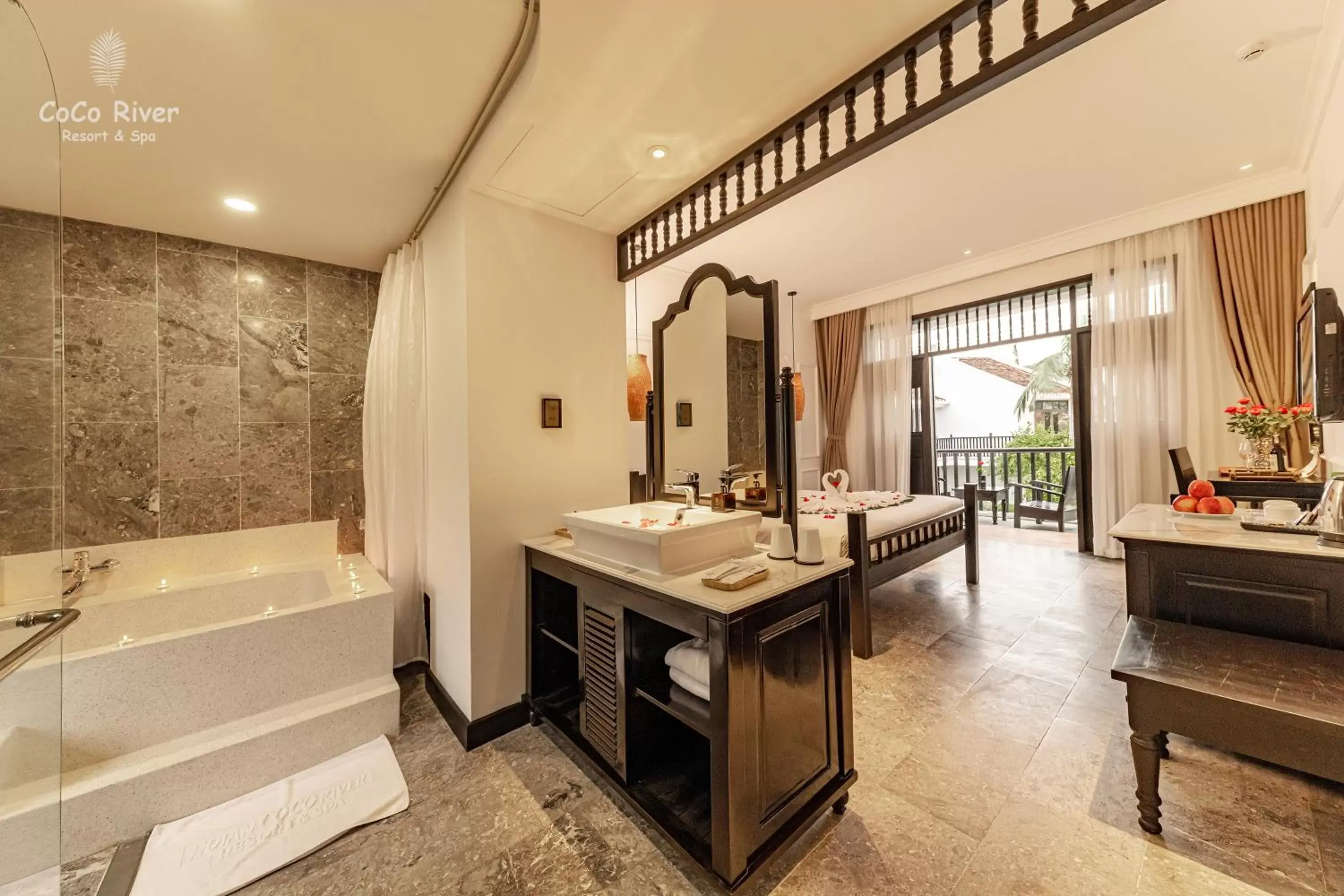 Bathroom in Hoi An Coco River Resort & Spa