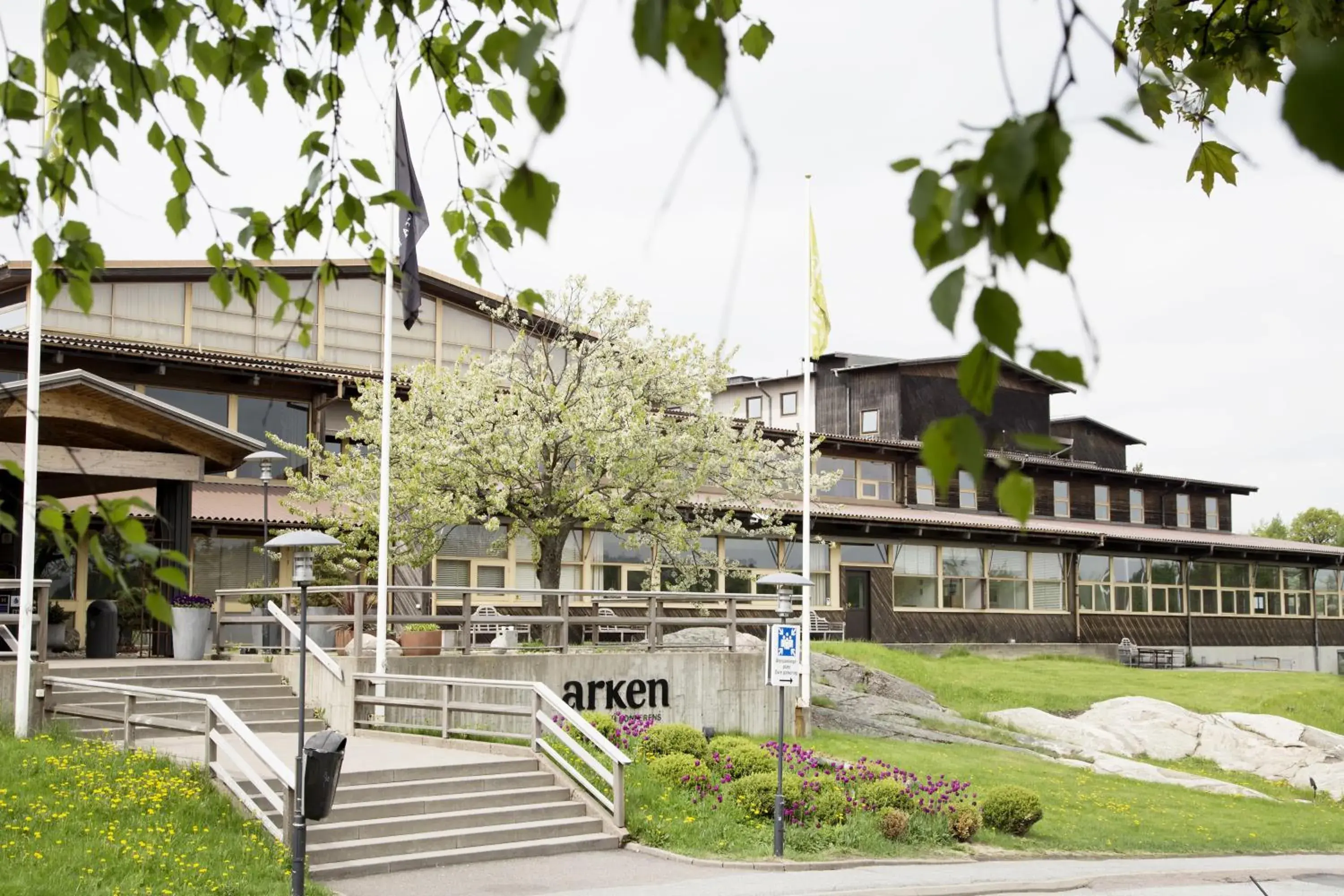 Facade/entrance, Property Building in Arken Hotel & Art Garden Spa