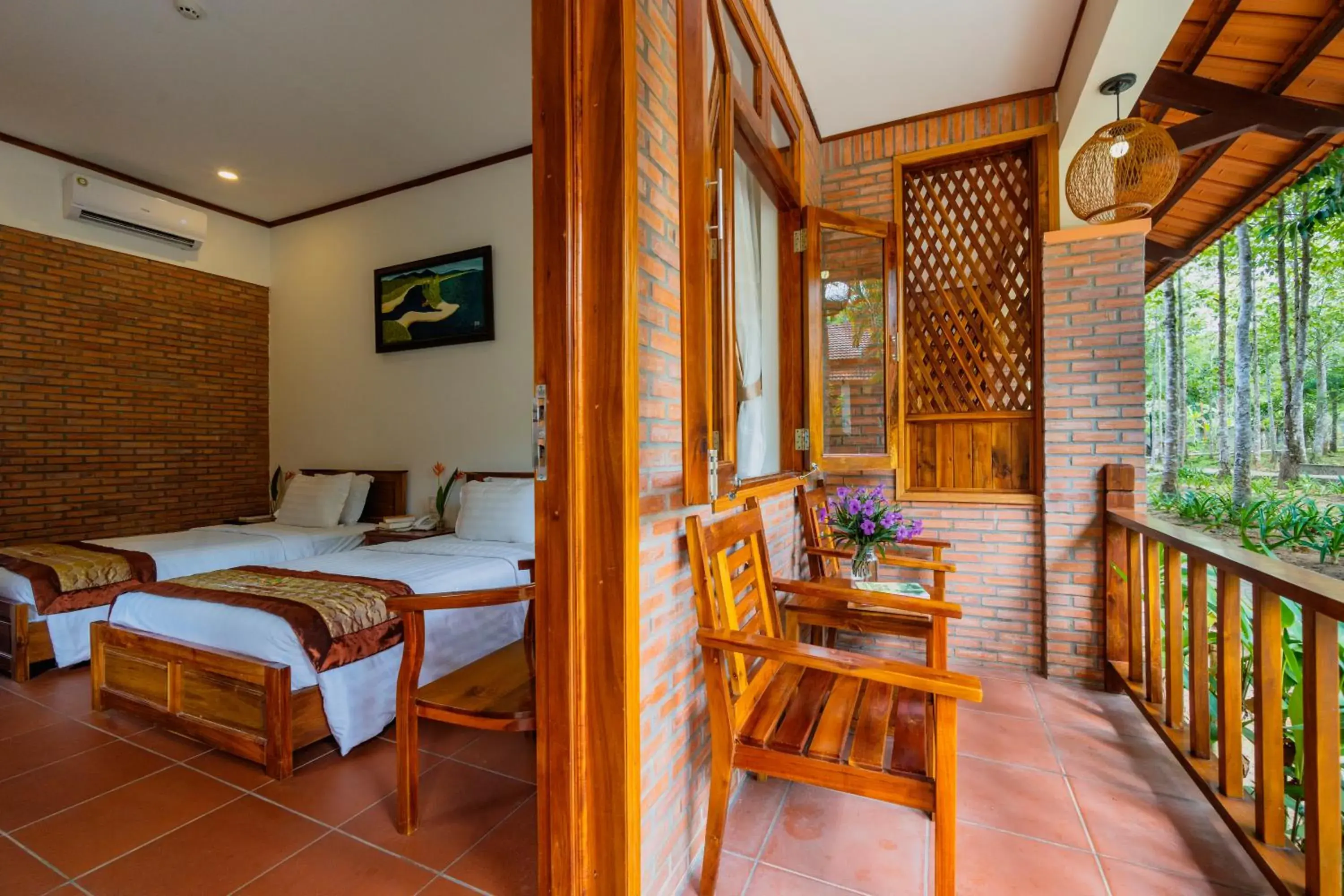 Bedroom, Bed in The Garden House Phu Quoc Resort