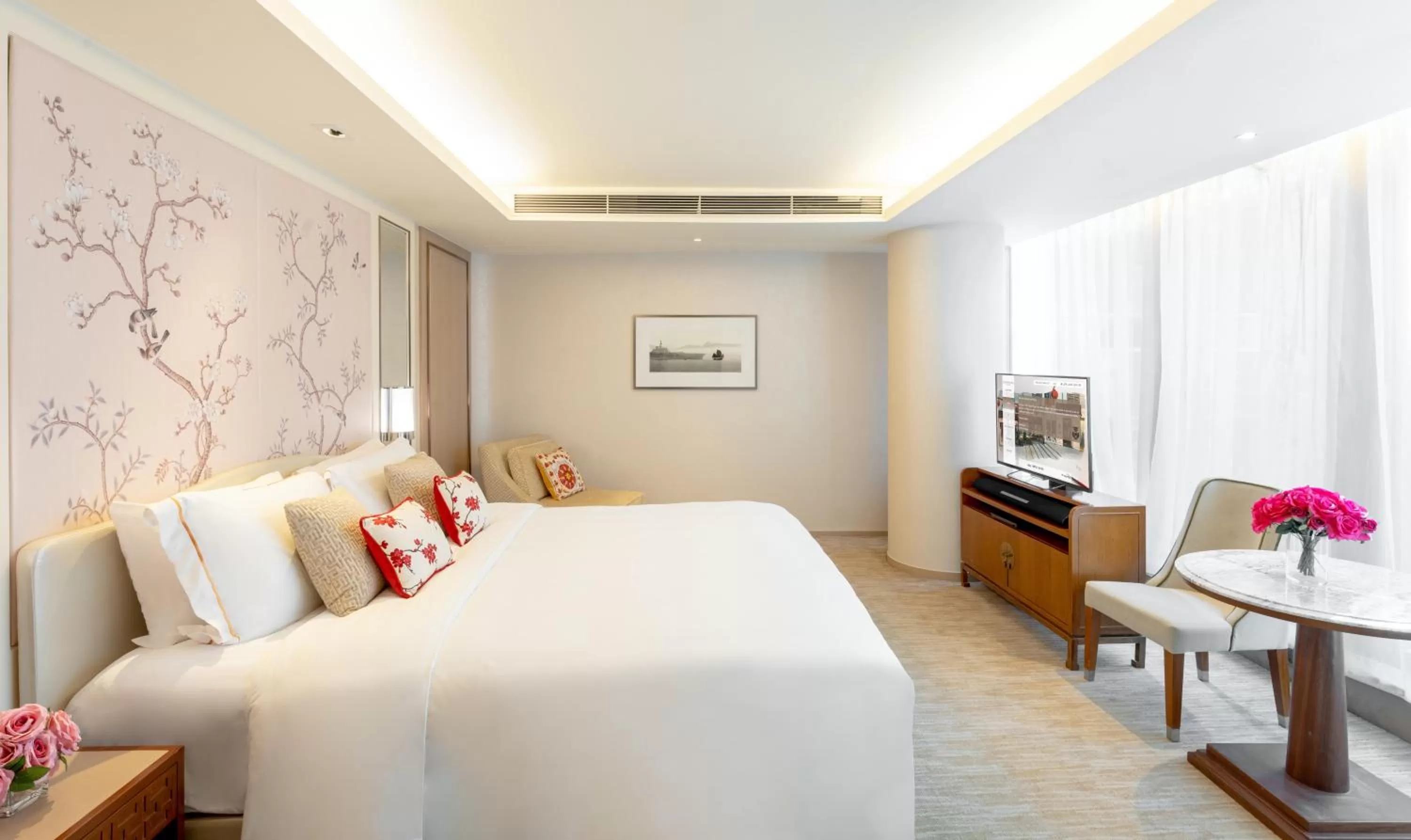 Bedroom, Bed in The Pottinger Hong Kong