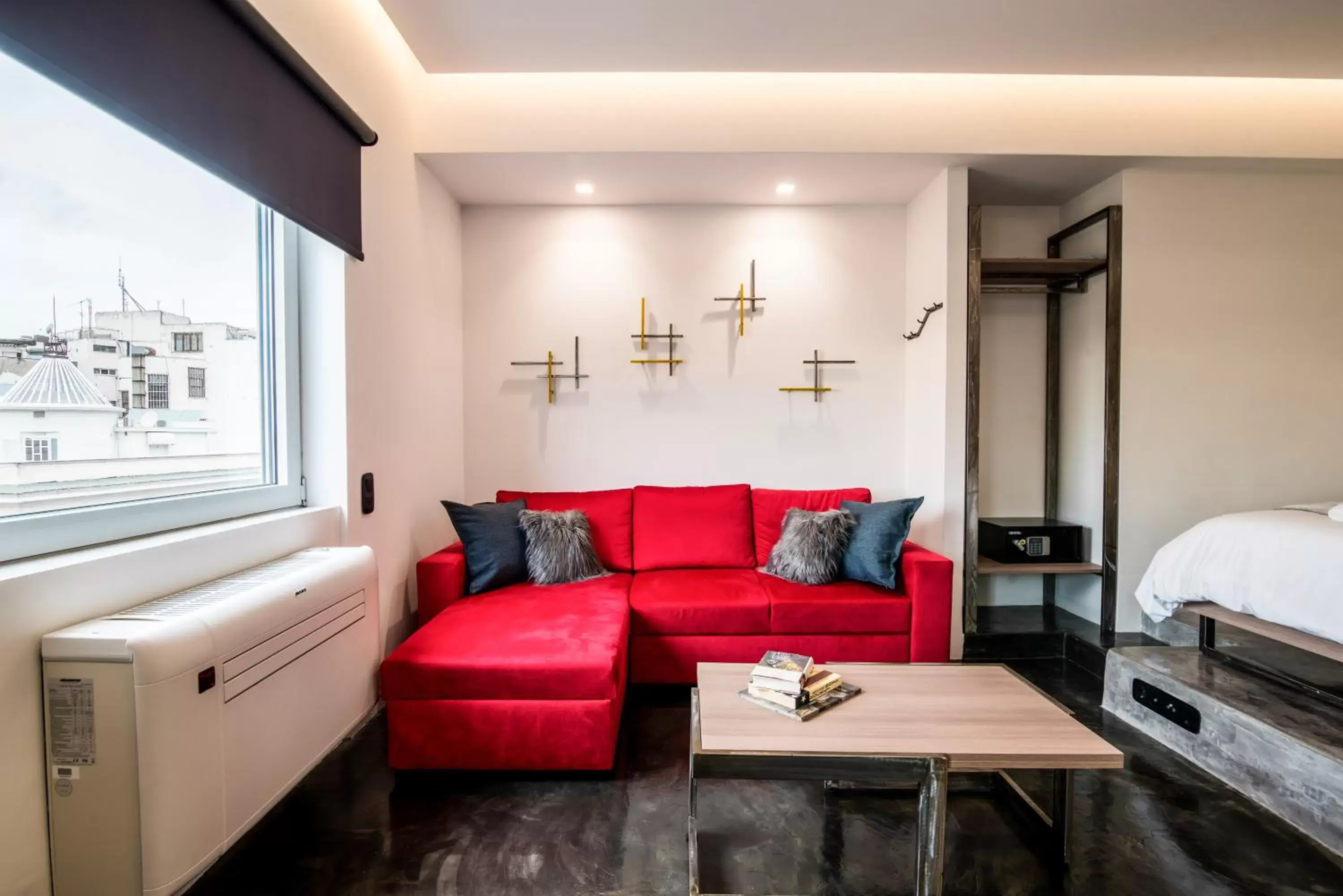 Living room, Seating Area in AthinA STREETAPARTMENTS