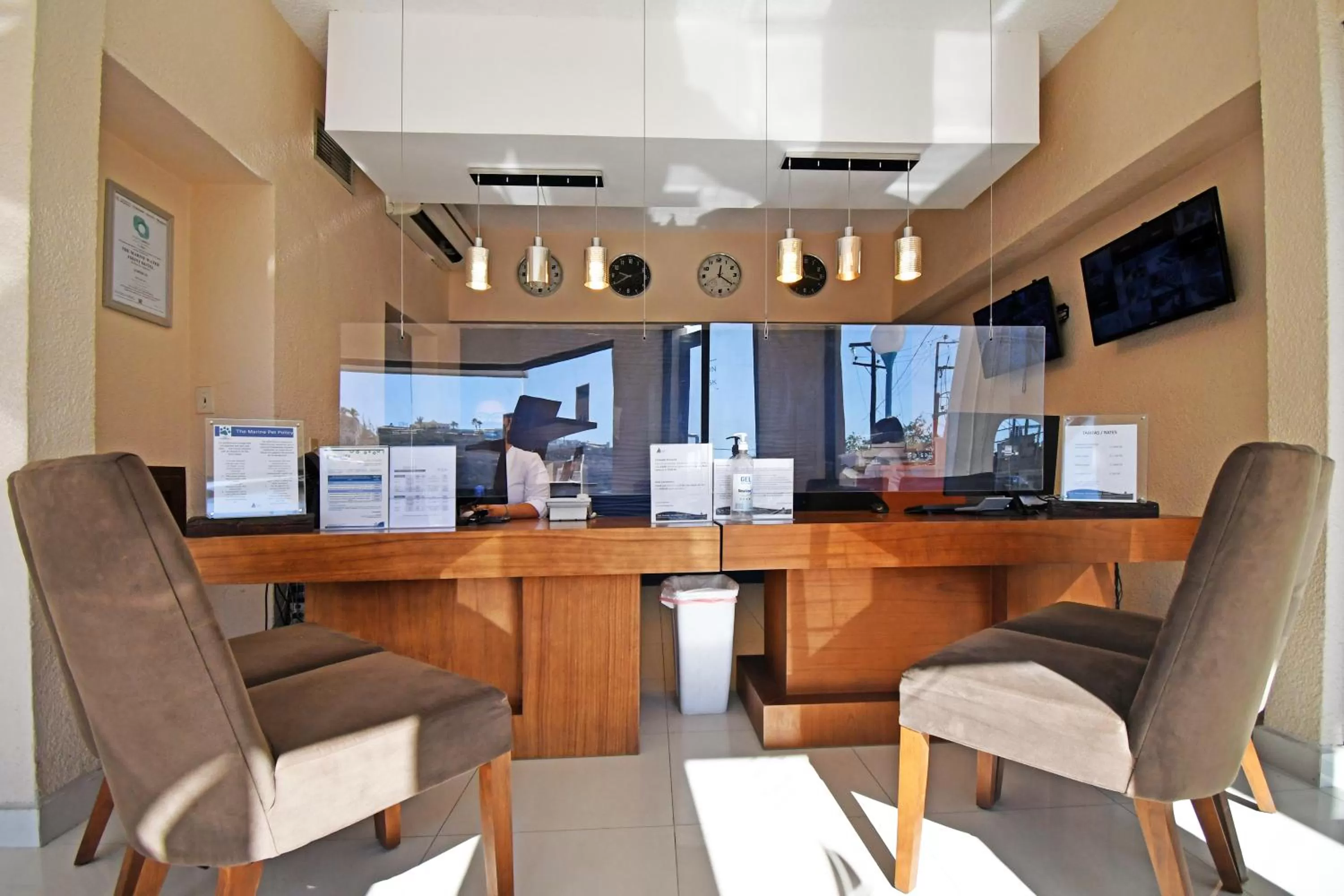 Lobby or reception in The Westmarine Waterfront Hotel