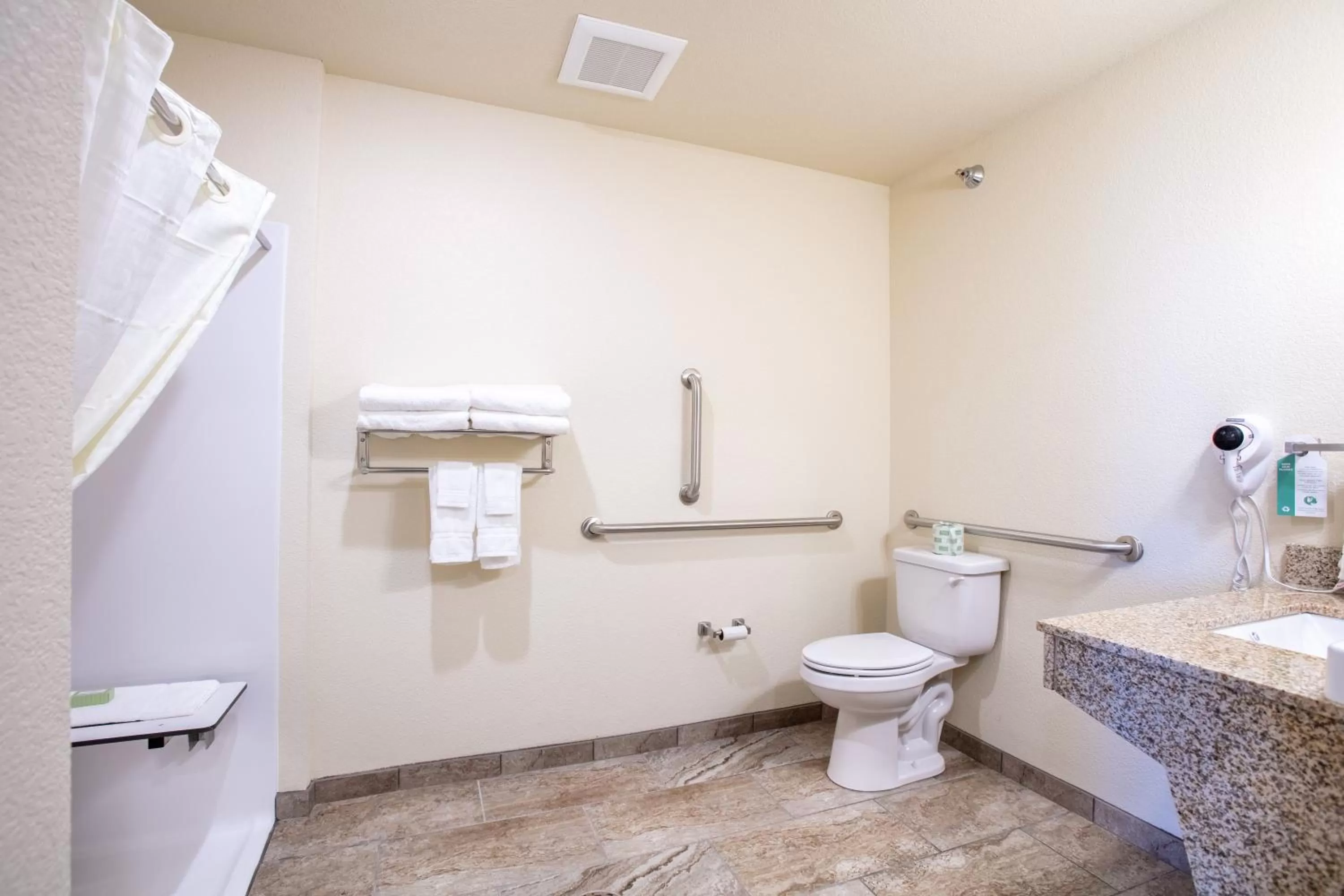 Shower in Cobblestone Inn & Suites - Pine Bluffs