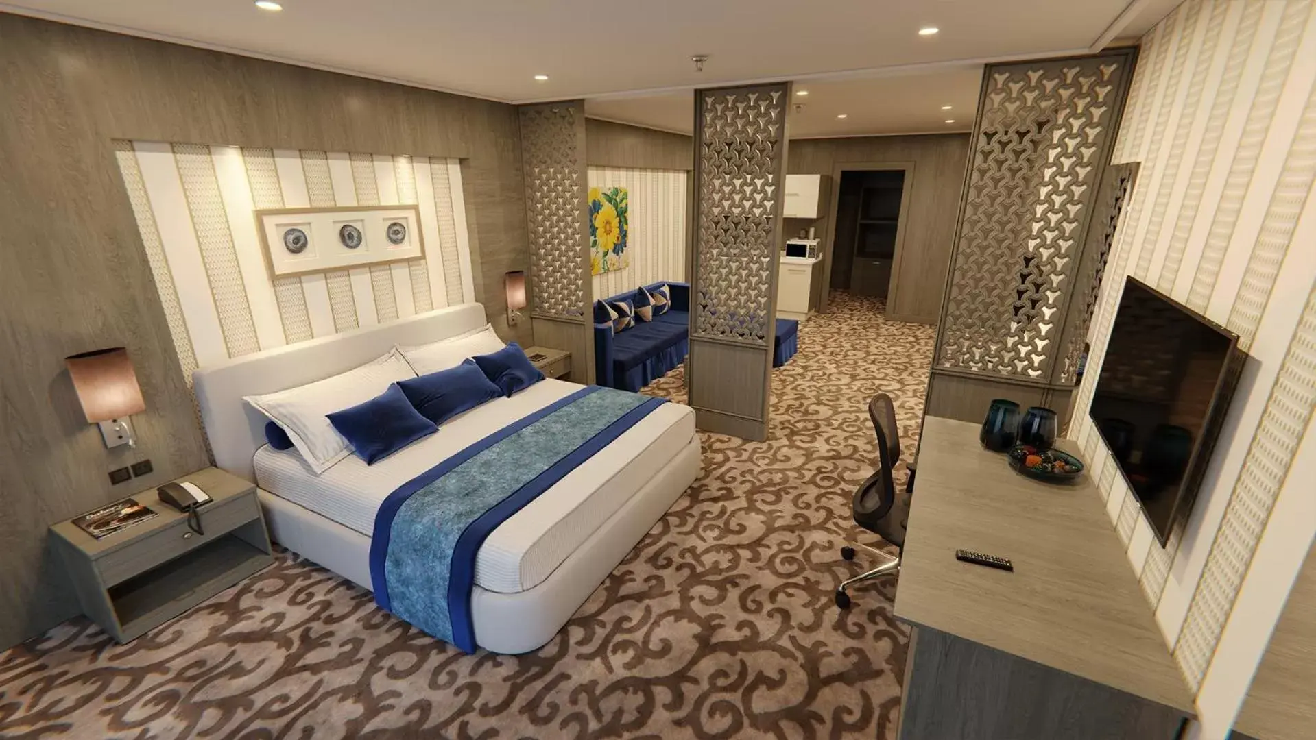 Bedroom in Al Hamra Hotel Kuwait