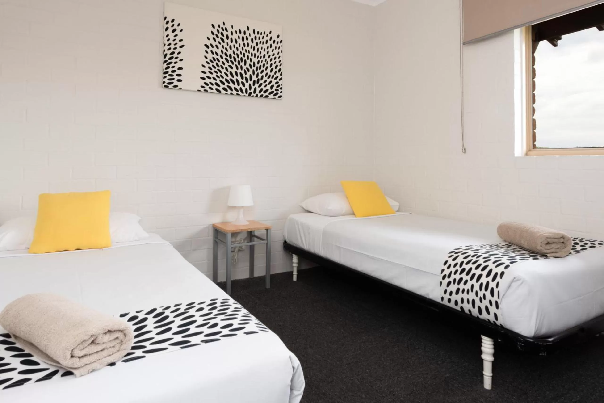 Bed in Geraldton's Ocean West Holiday Units & Short Stay Accommodation