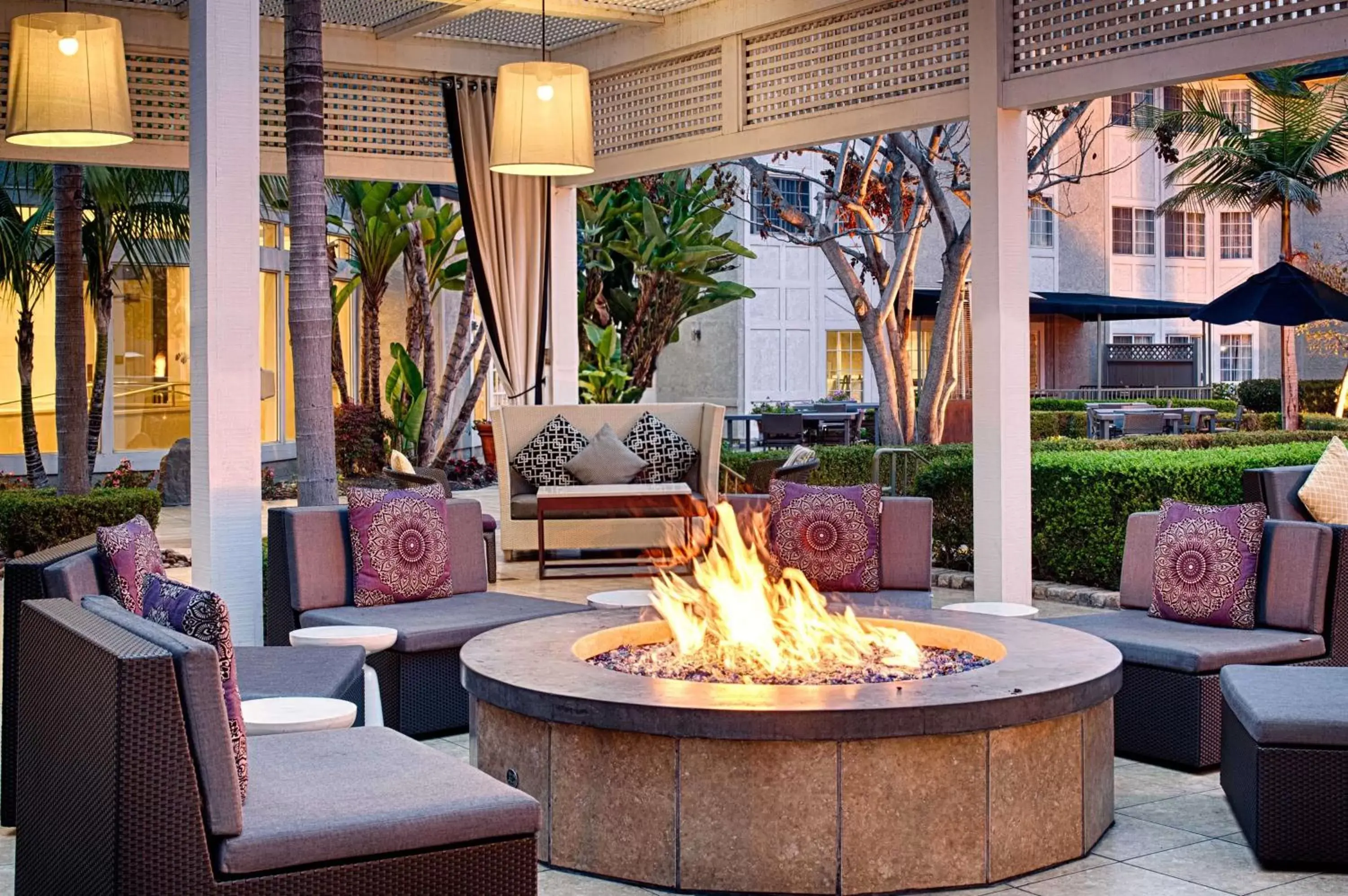 Patio in Hilton San Diego/Del Mar