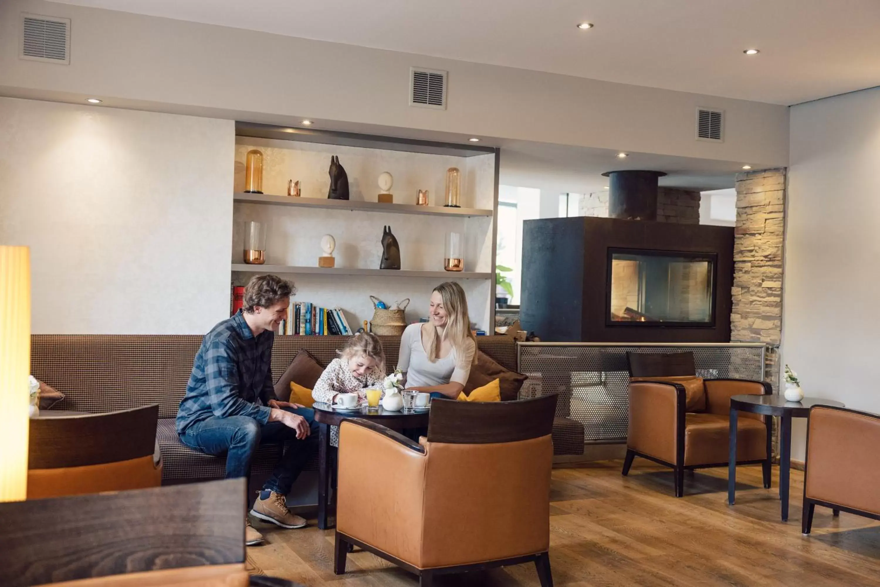 Lobby or reception in Hotel Bon Alpina