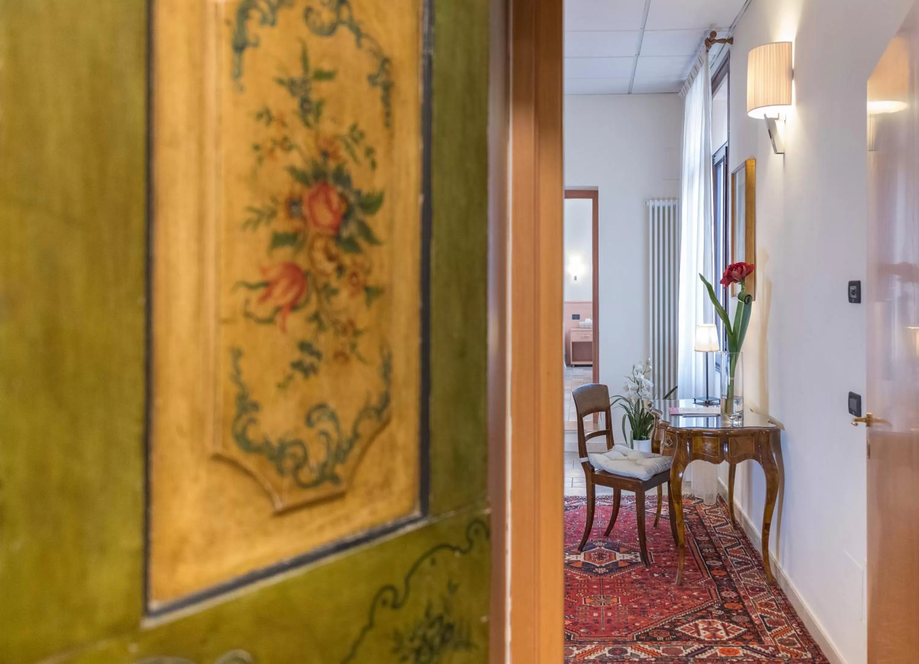 Dining area in Hotel Casa Del Pellegrino