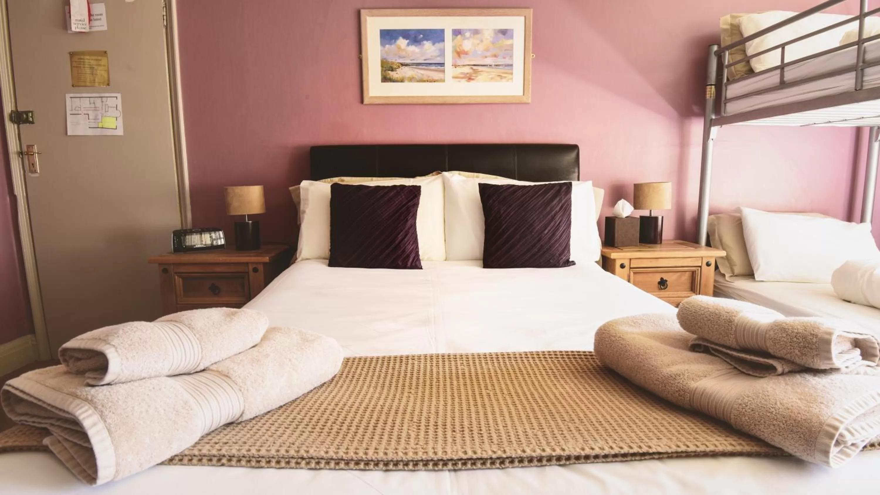 Bed in The Black Bull inn