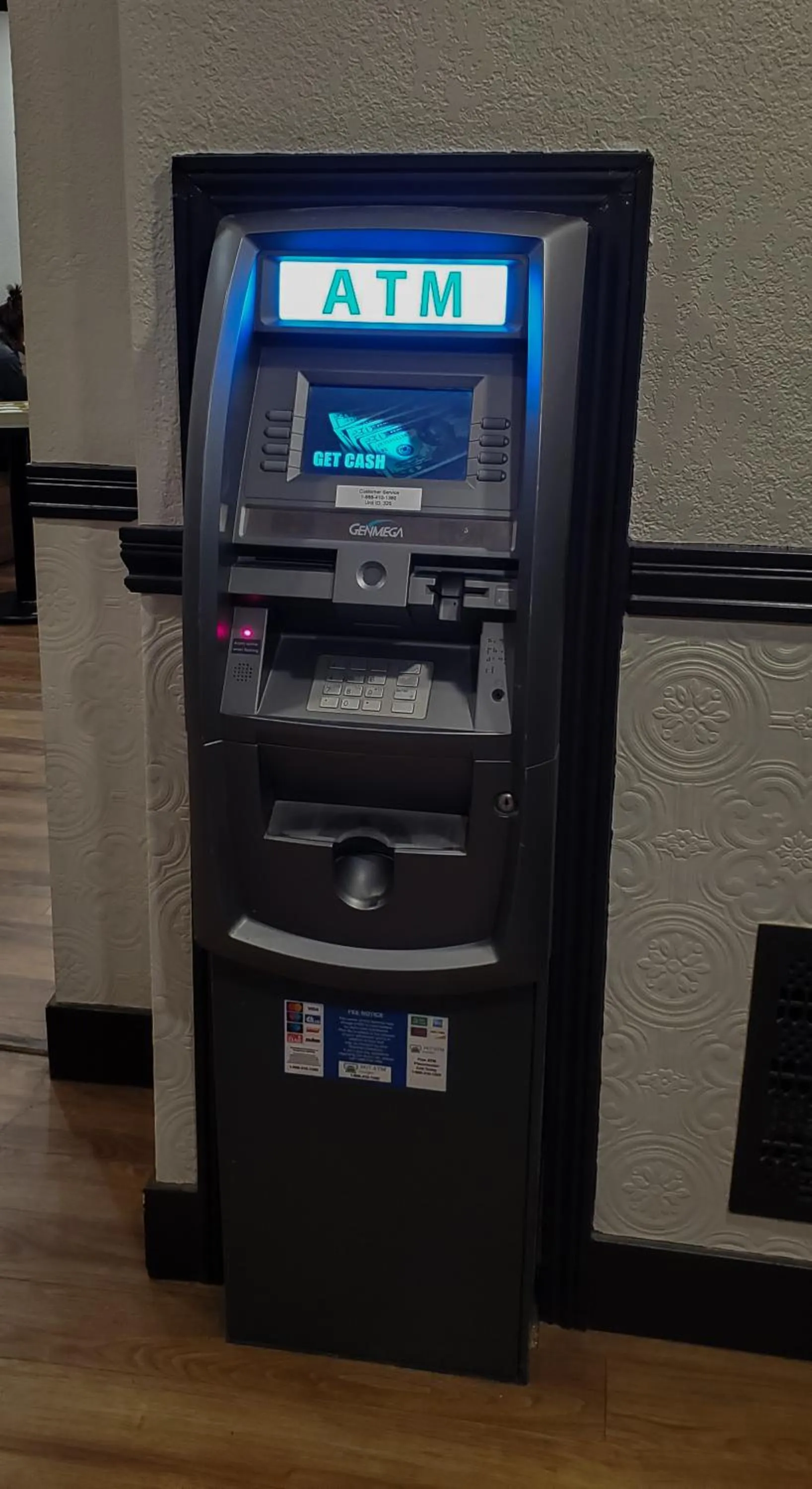 ATM in Amsterdam Hostel