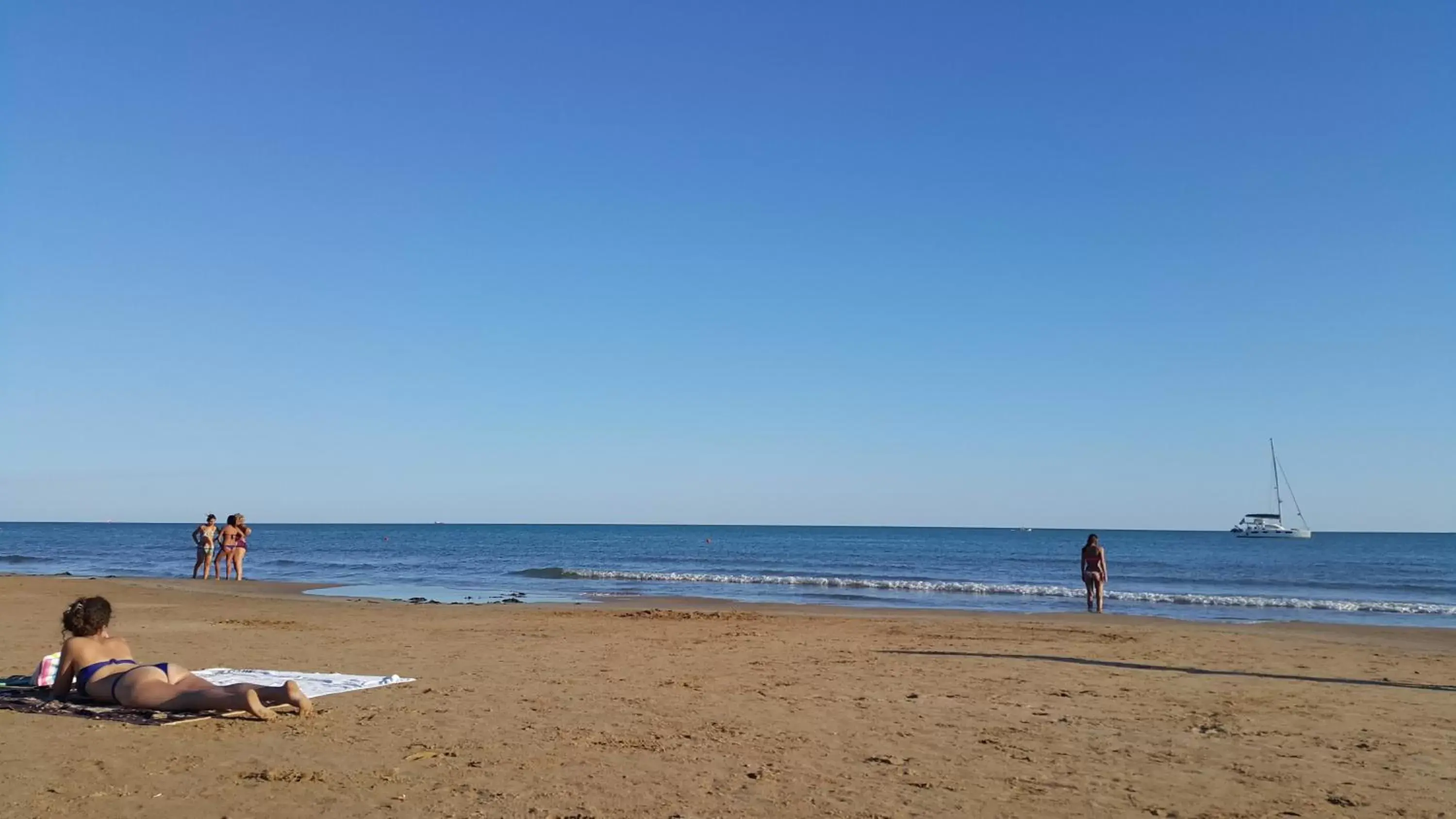 Beach in B&B Bianco E Blu