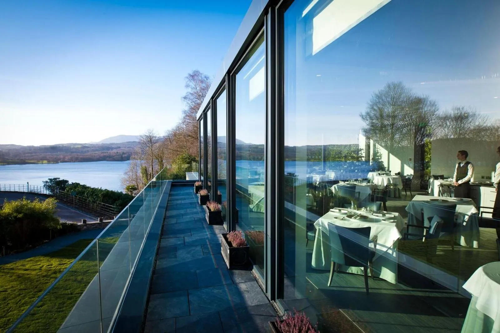 Patio in The Samling Hotel