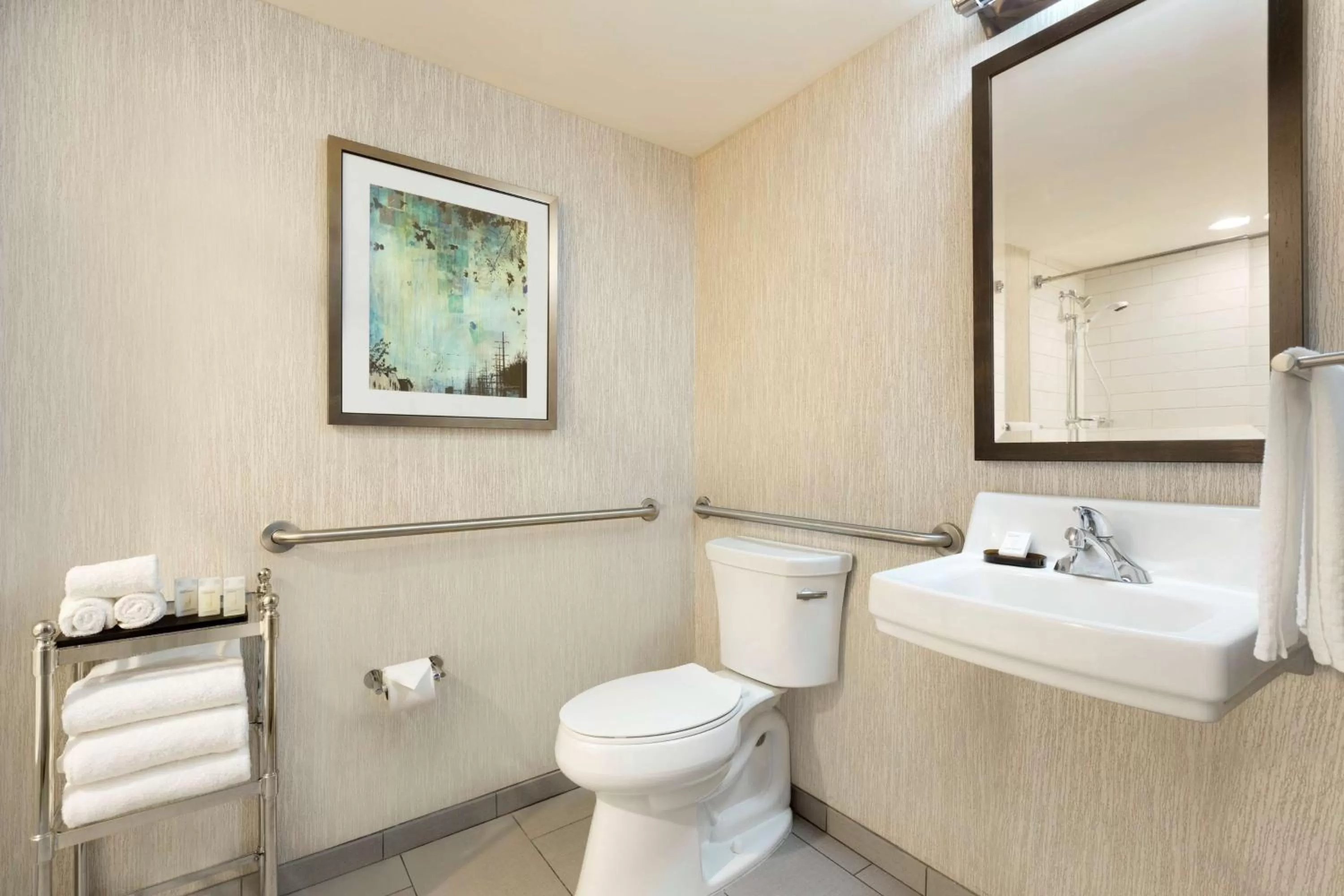 Bathroom in Embassy Suites by Hilton Atlanta at Centennial Olympic Park