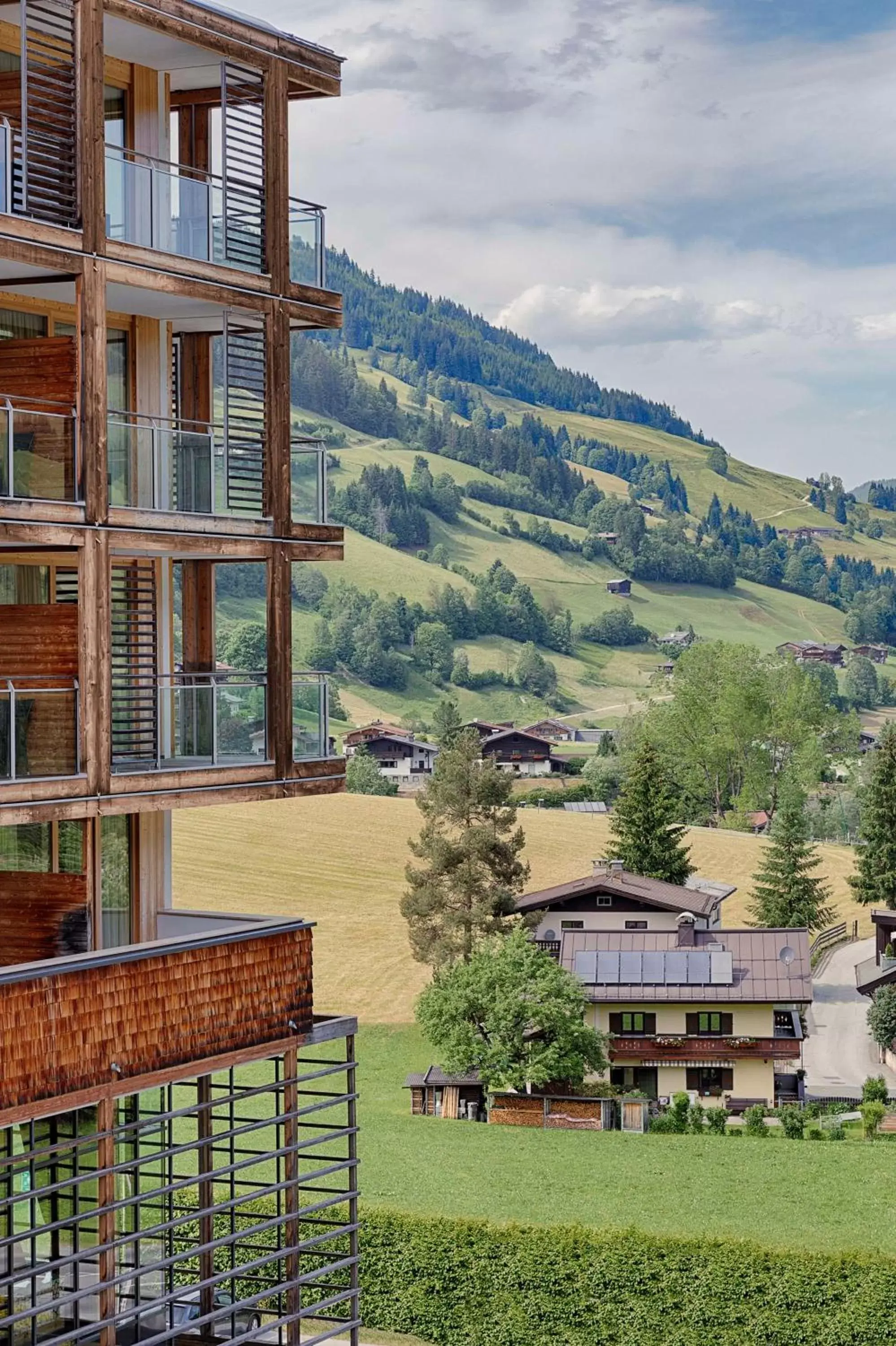 Property building in Kempinski Hotel Das Tirol