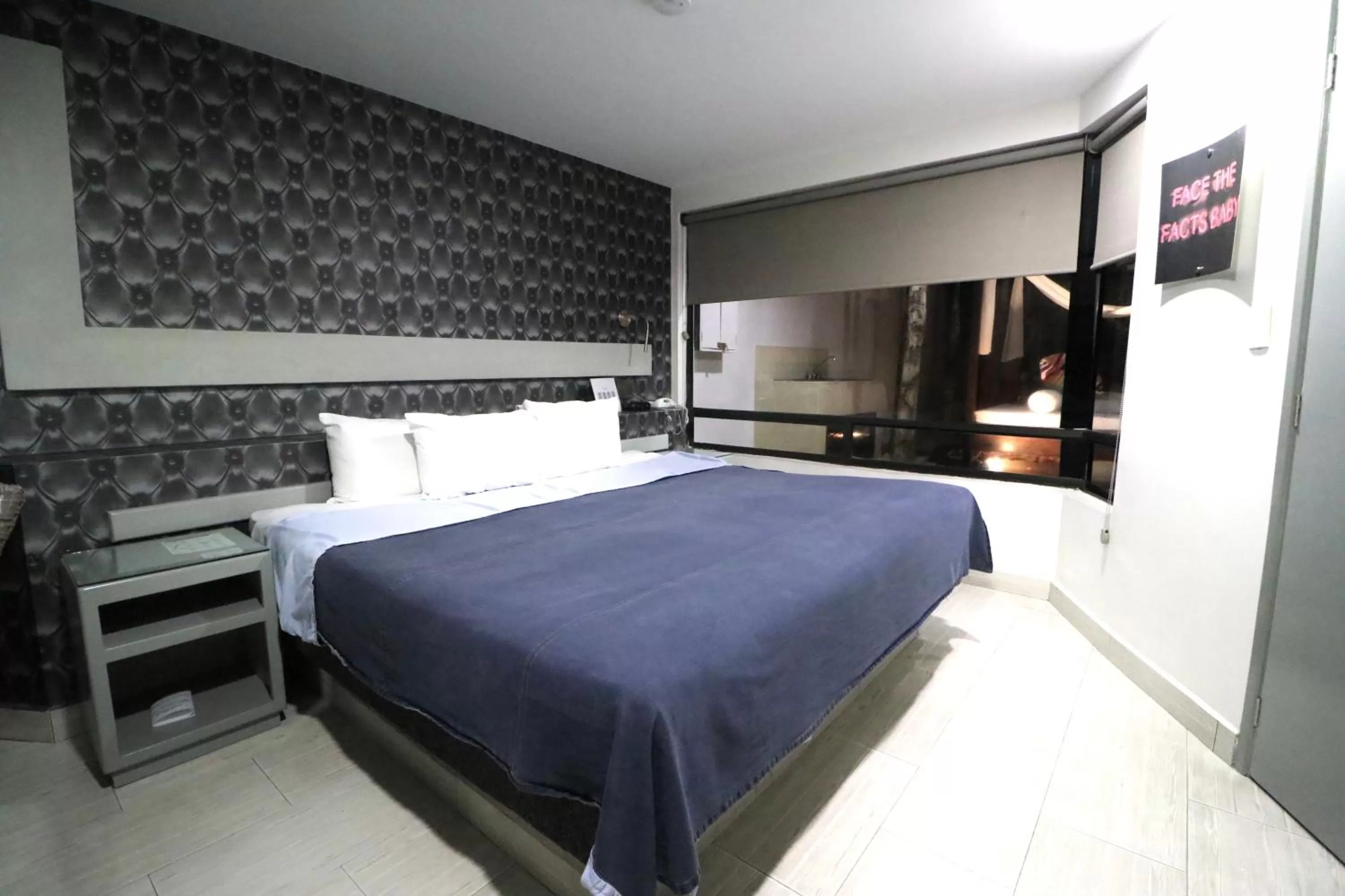 Bed in Hotel Posada Tulancingo