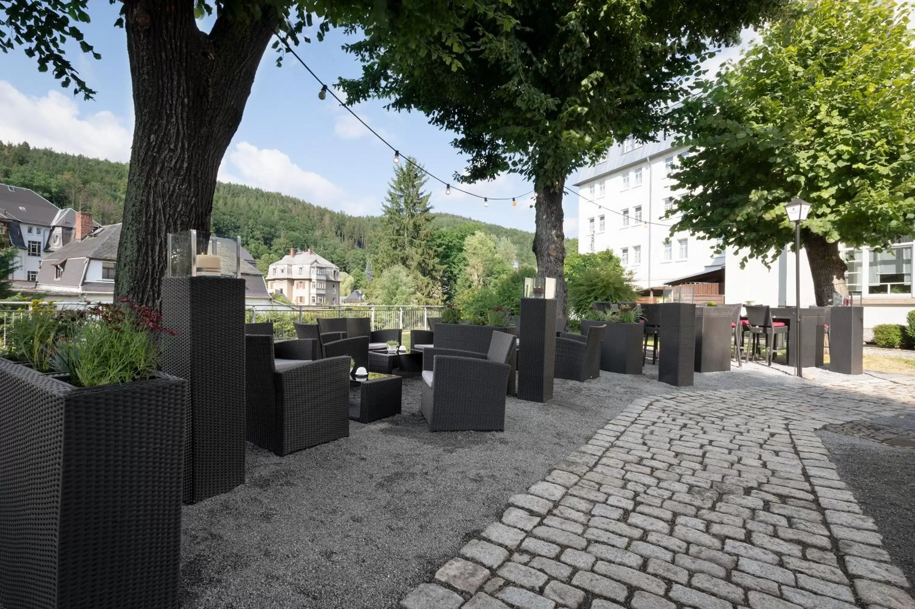 Patio in Hotel Neustädter Hof