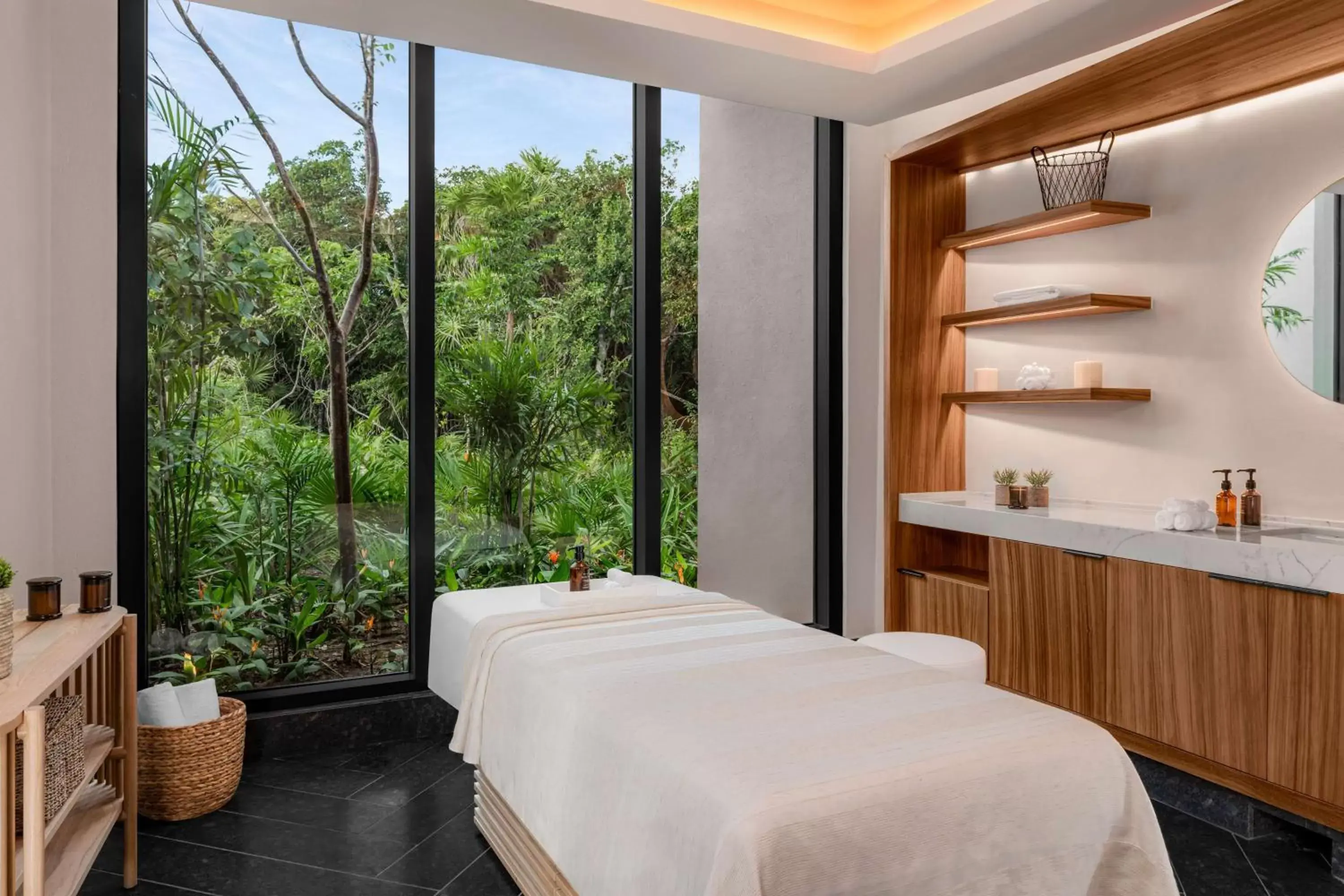 Bed, Spa/Wellness in Conrad Tulum Riviera Maya