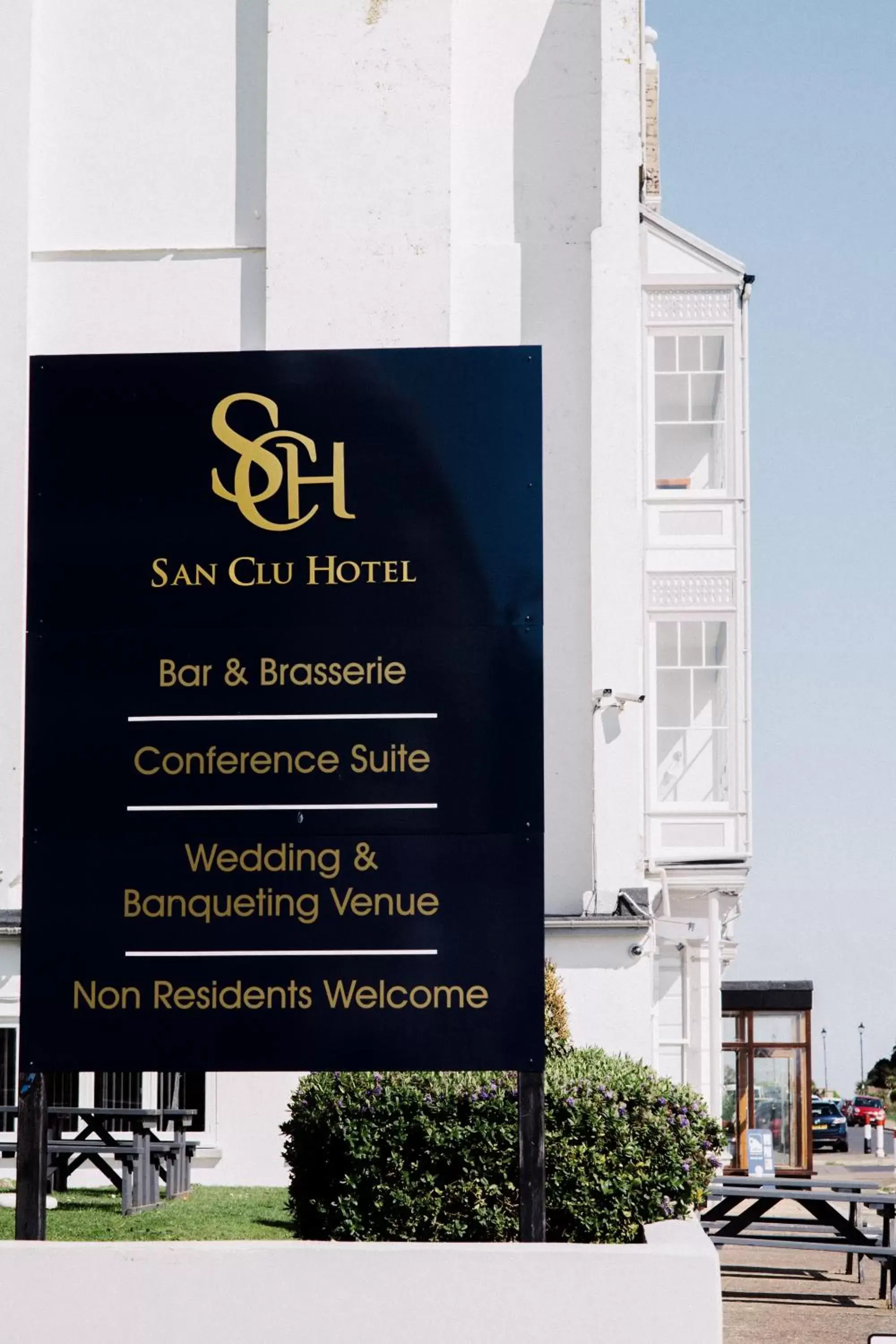 Property logo or sign in San Clu Hotel, Bar & Brasserie