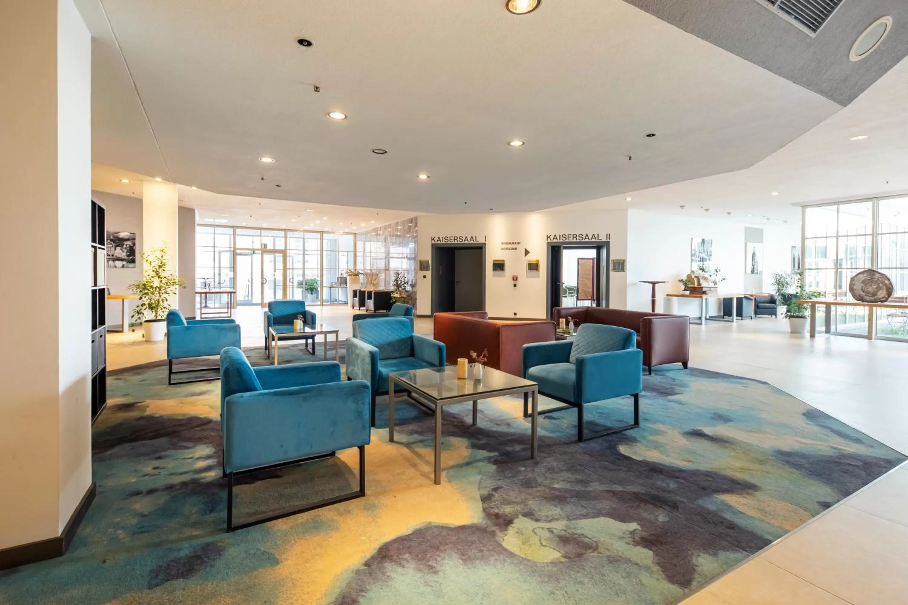 Lobby or reception in Michel Hotel Landshut Kaiserhof