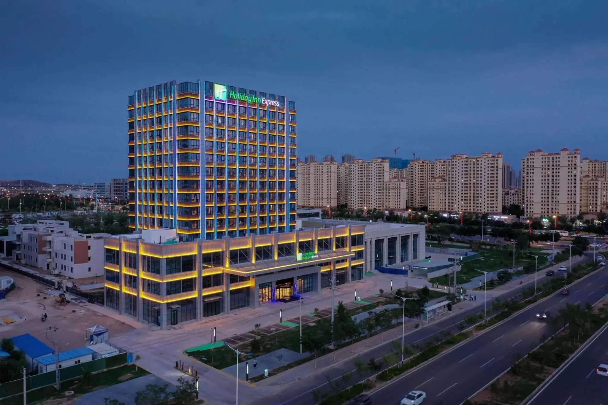 Property building in Holiday Inn Express Lanzhou New Area, an IHG Hotel